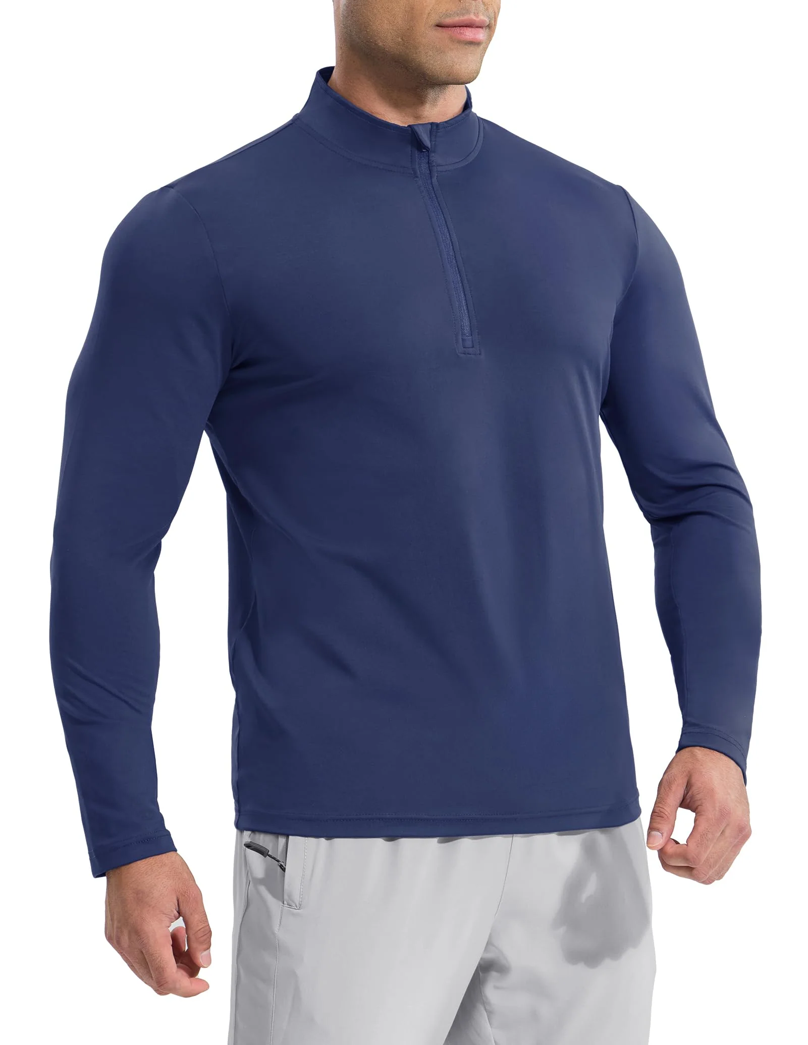 Men's Long Sleeve Base Quarter Zip - Image 10