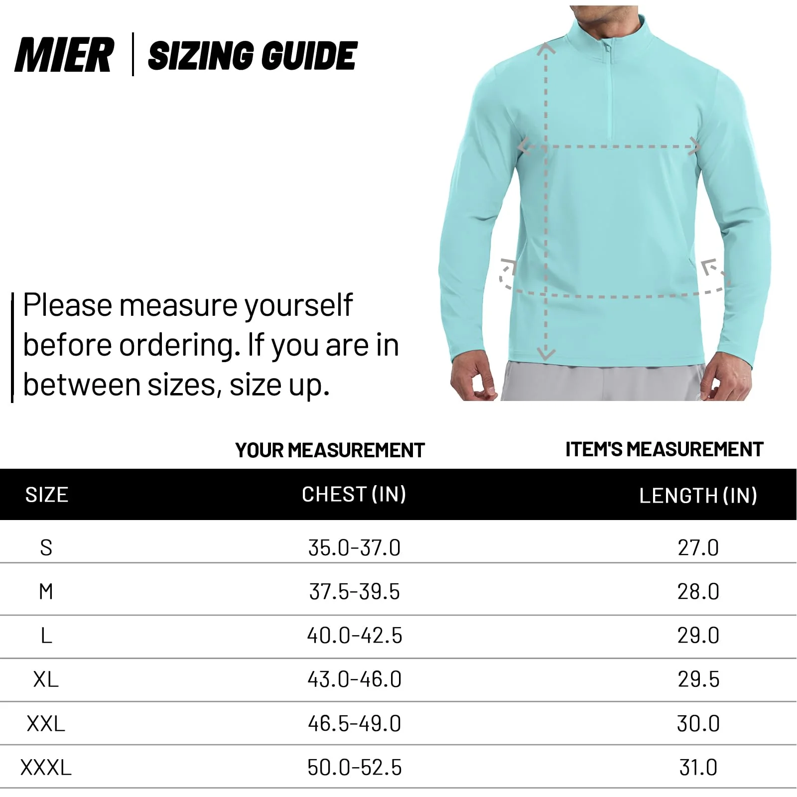 Men's Long Sleeve Base Quarter Zip - Image 17