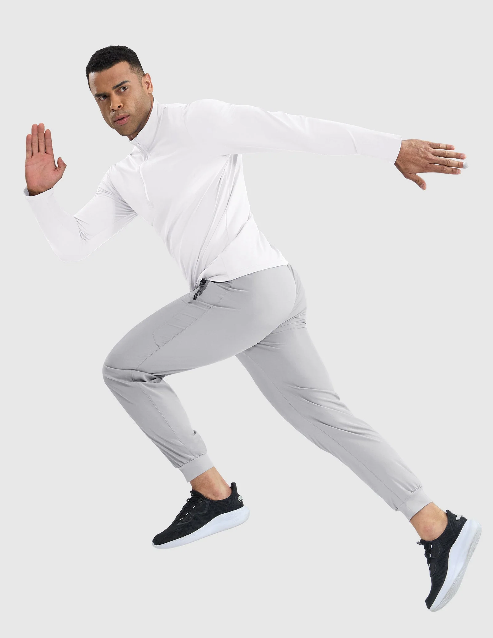 Men's Long Sleeve Base Quarter Zip - Image 19