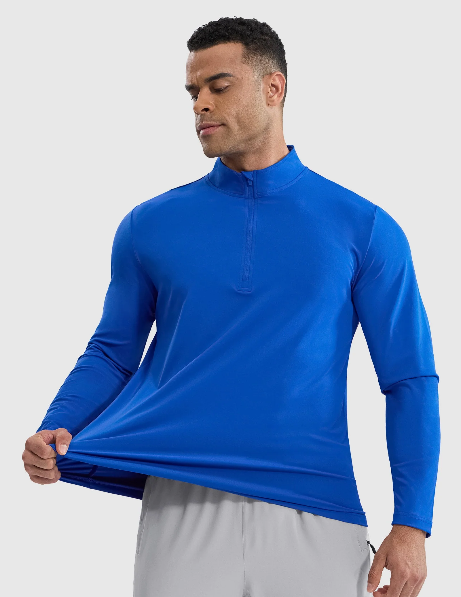 Men's Long Sleeve Base Quarter Zip - Image 24