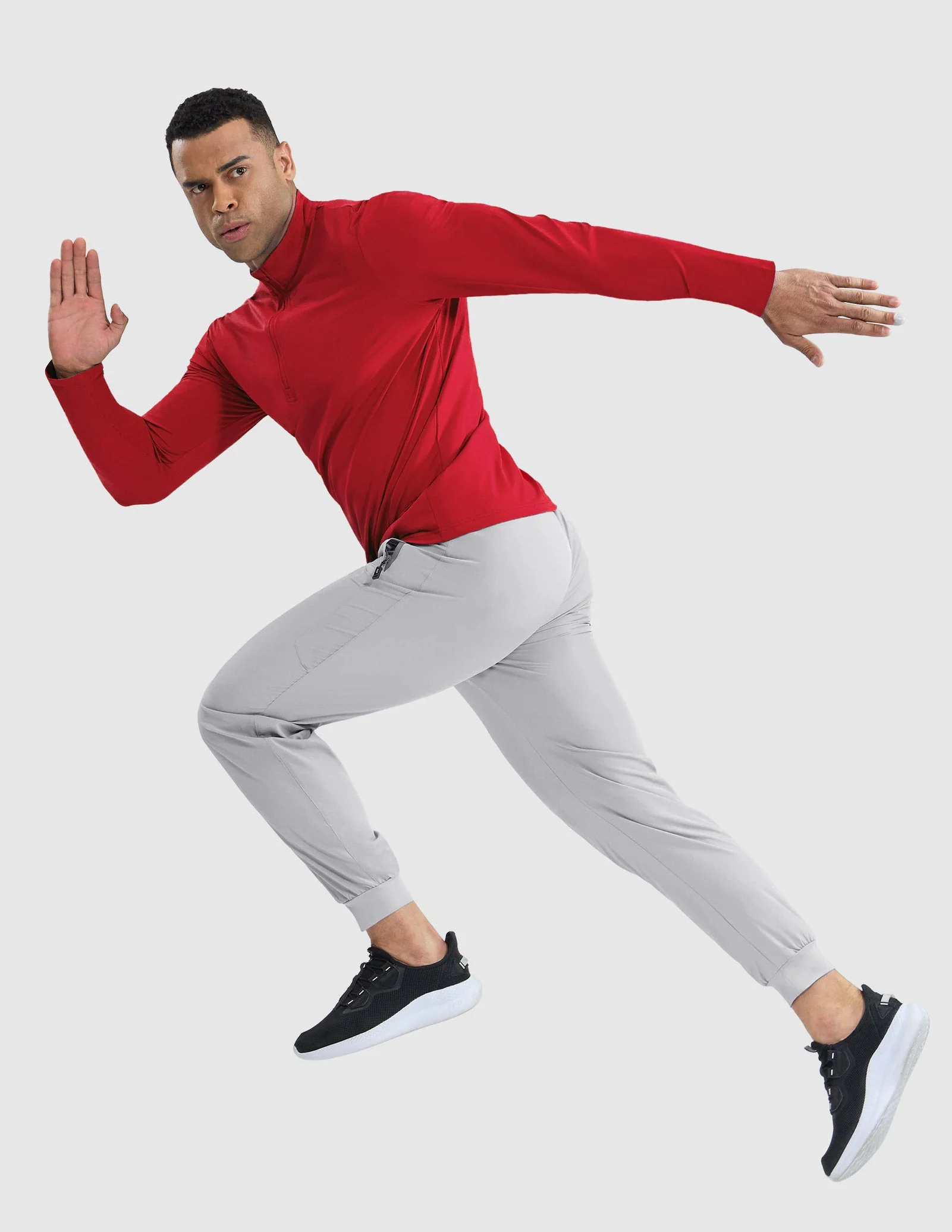 Men's Long Sleeve Base Quarter Zip - Image 42