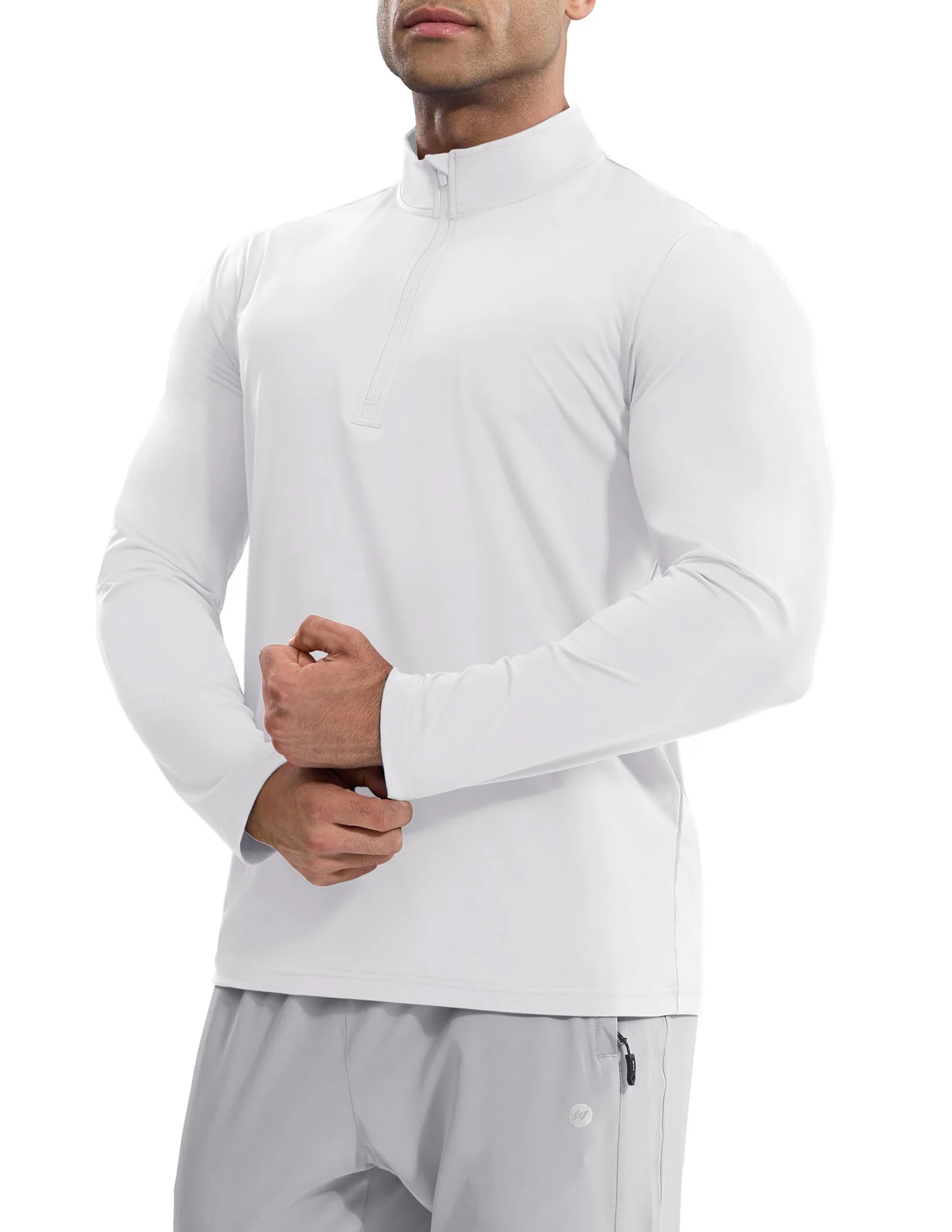 Men's Long Sleeve Base Quarter Zip - Image 5