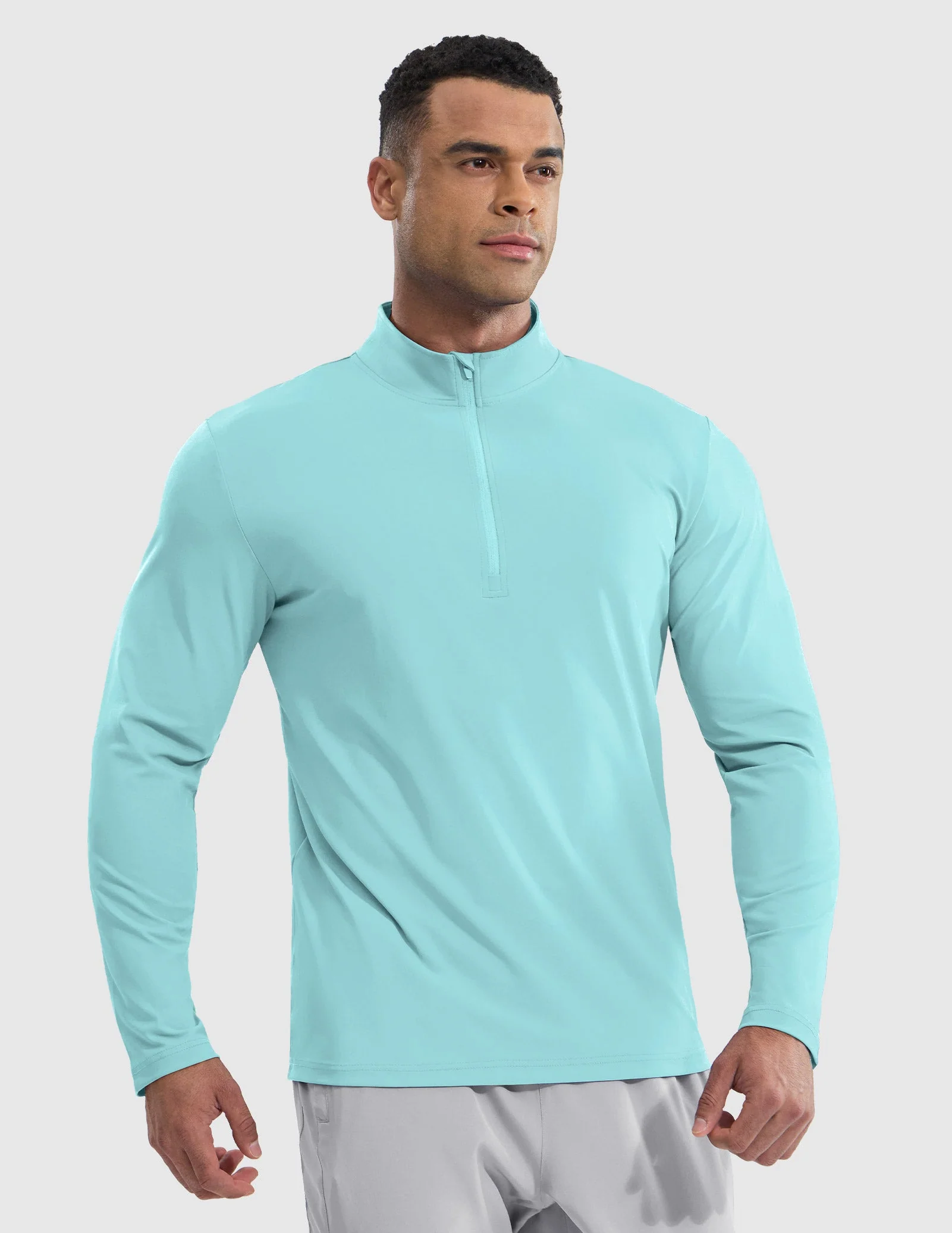 Men's Long Sleeve Base Quarter Zip - Image 50