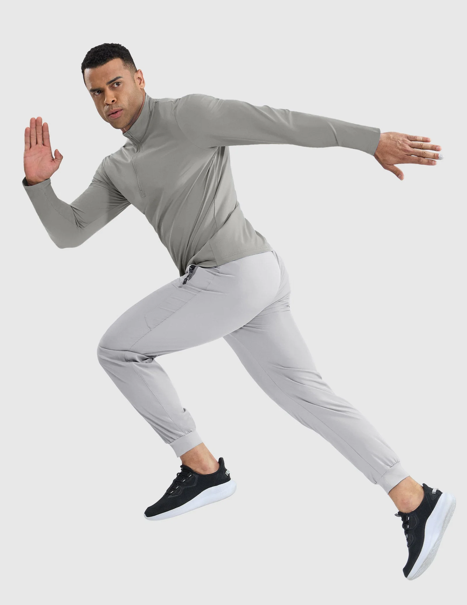 Men's Long Sleeve Base Quarter Zip - Image 54