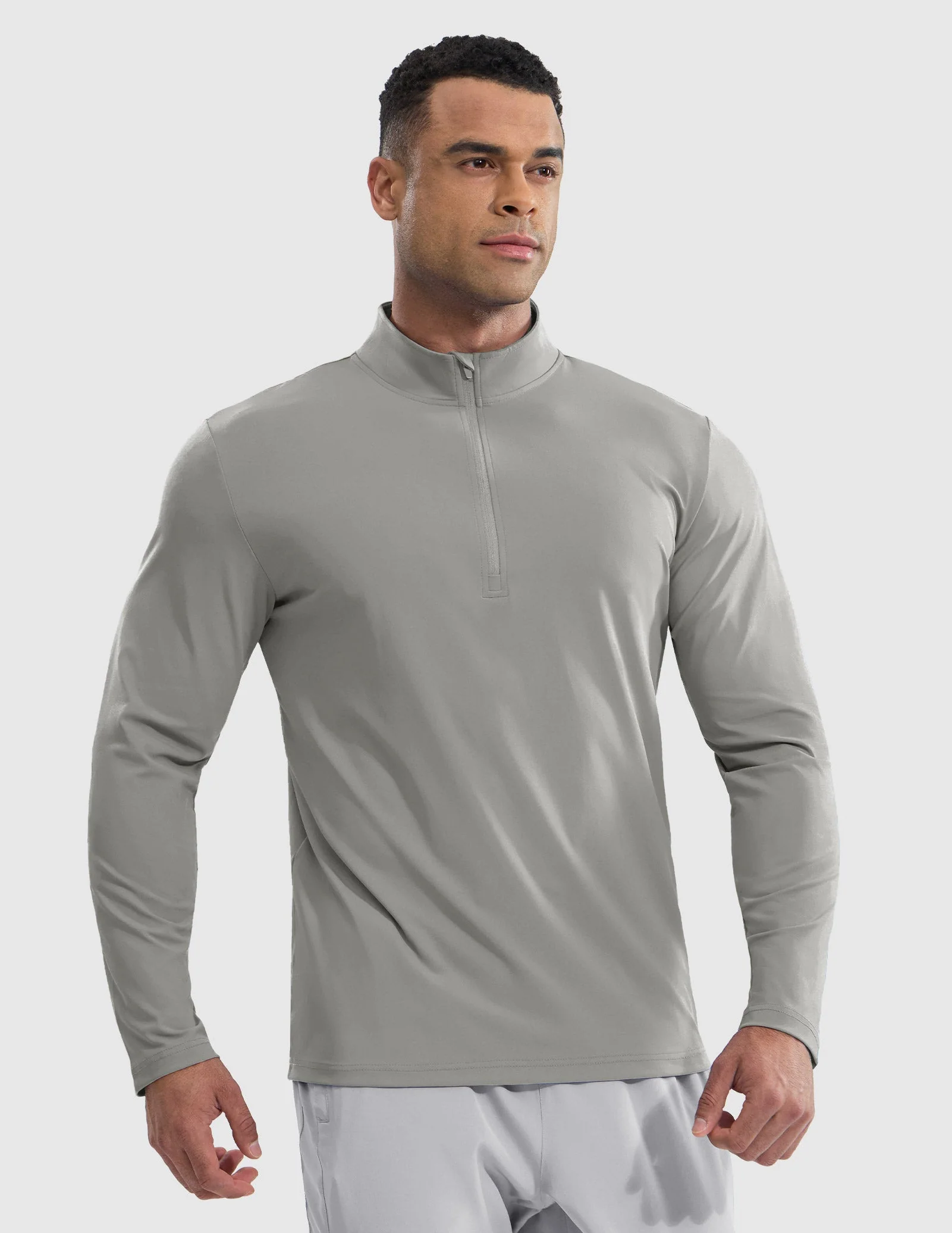 Men's Long Sleeve Base Quarter Zip - Image 57