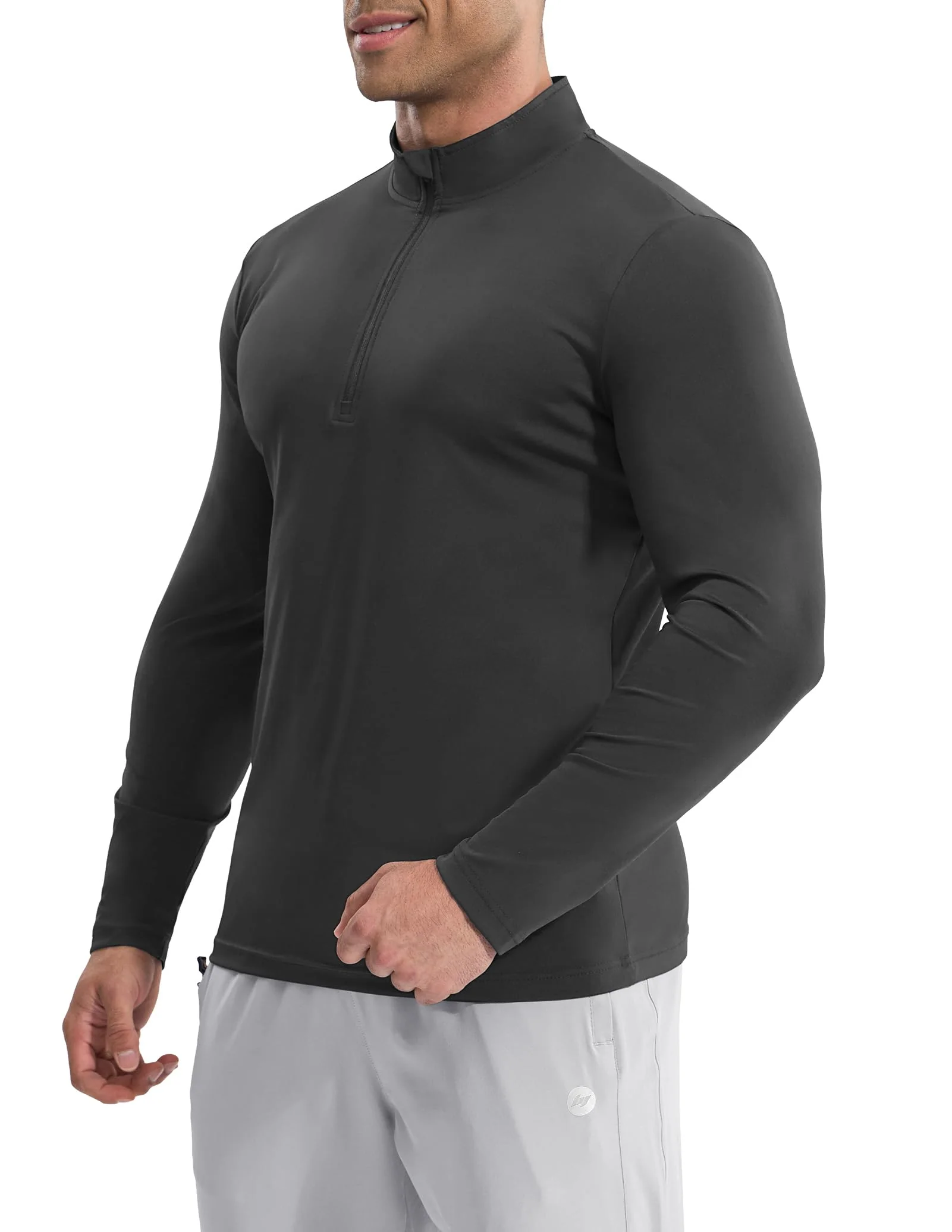 Men's Long Sleeve Base Quarter Zip - Image 6