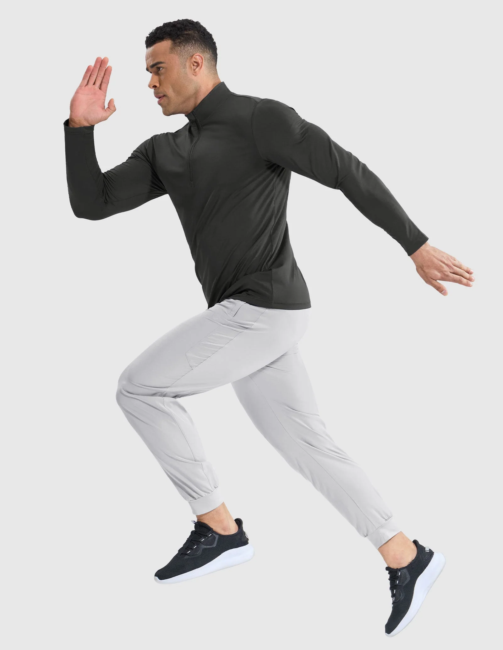 Men's Long Sleeve Base Quarter Zip - Image 60