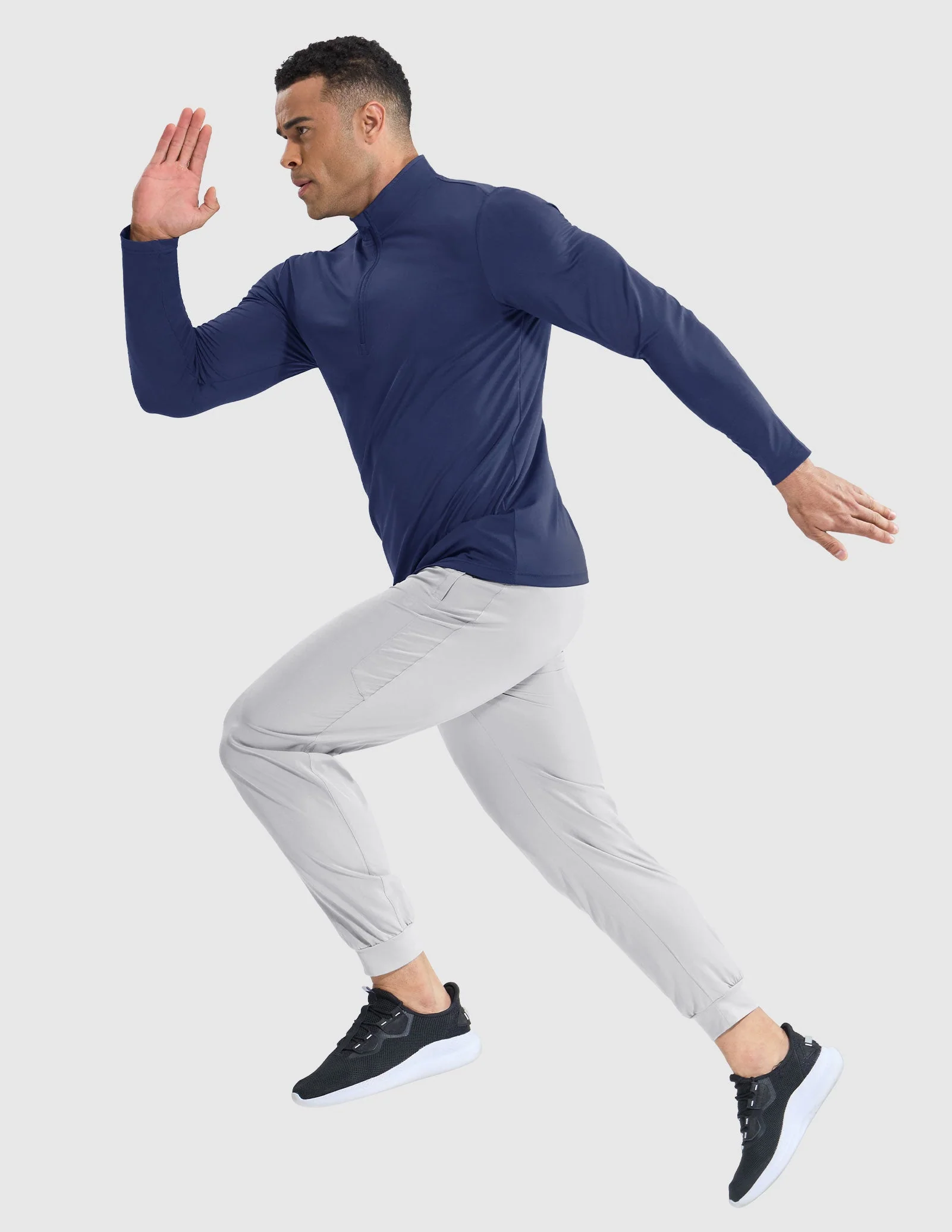 Men's Long Sleeve Base Quarter Zip - Image 65