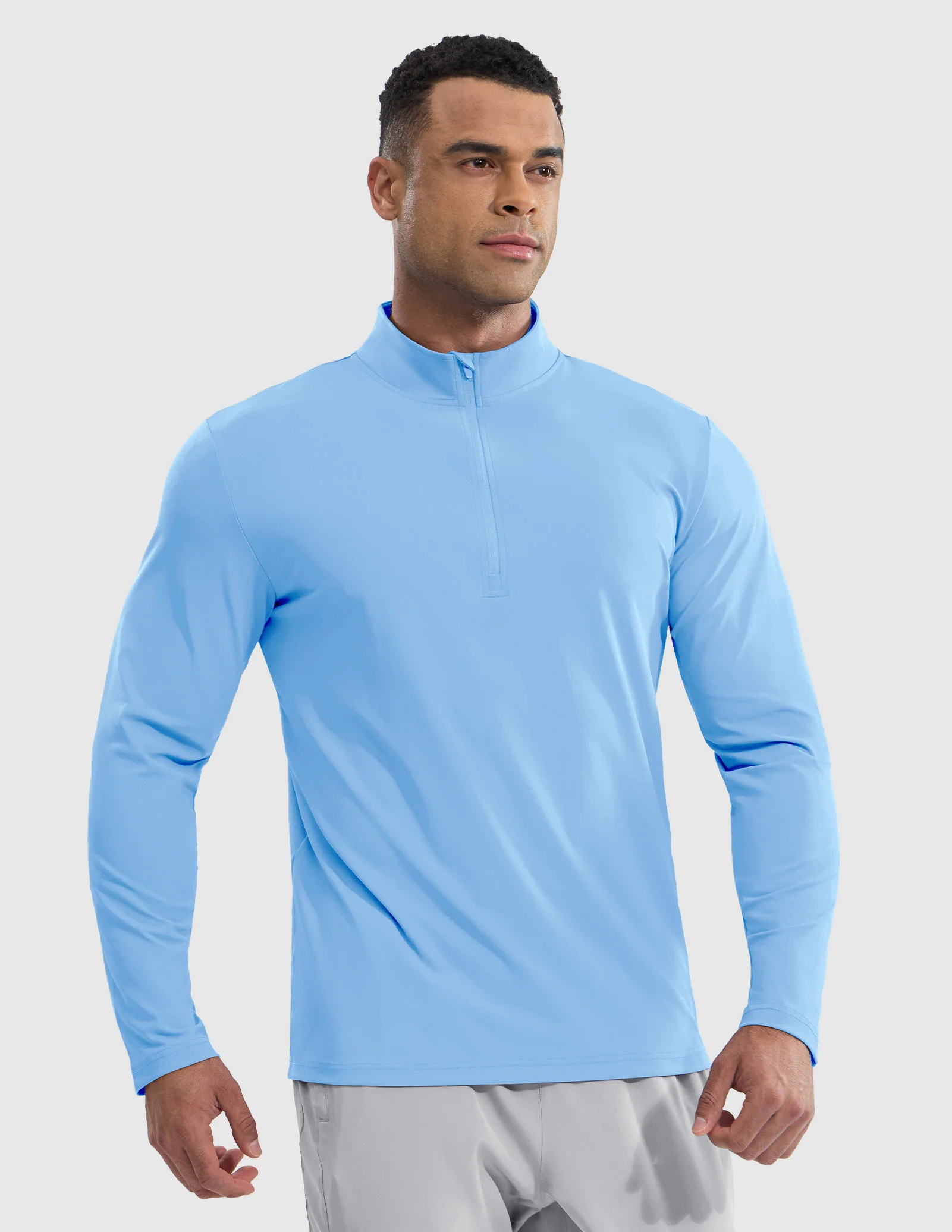 Men's Long Sleeve Base Quarter Zip - Image 70