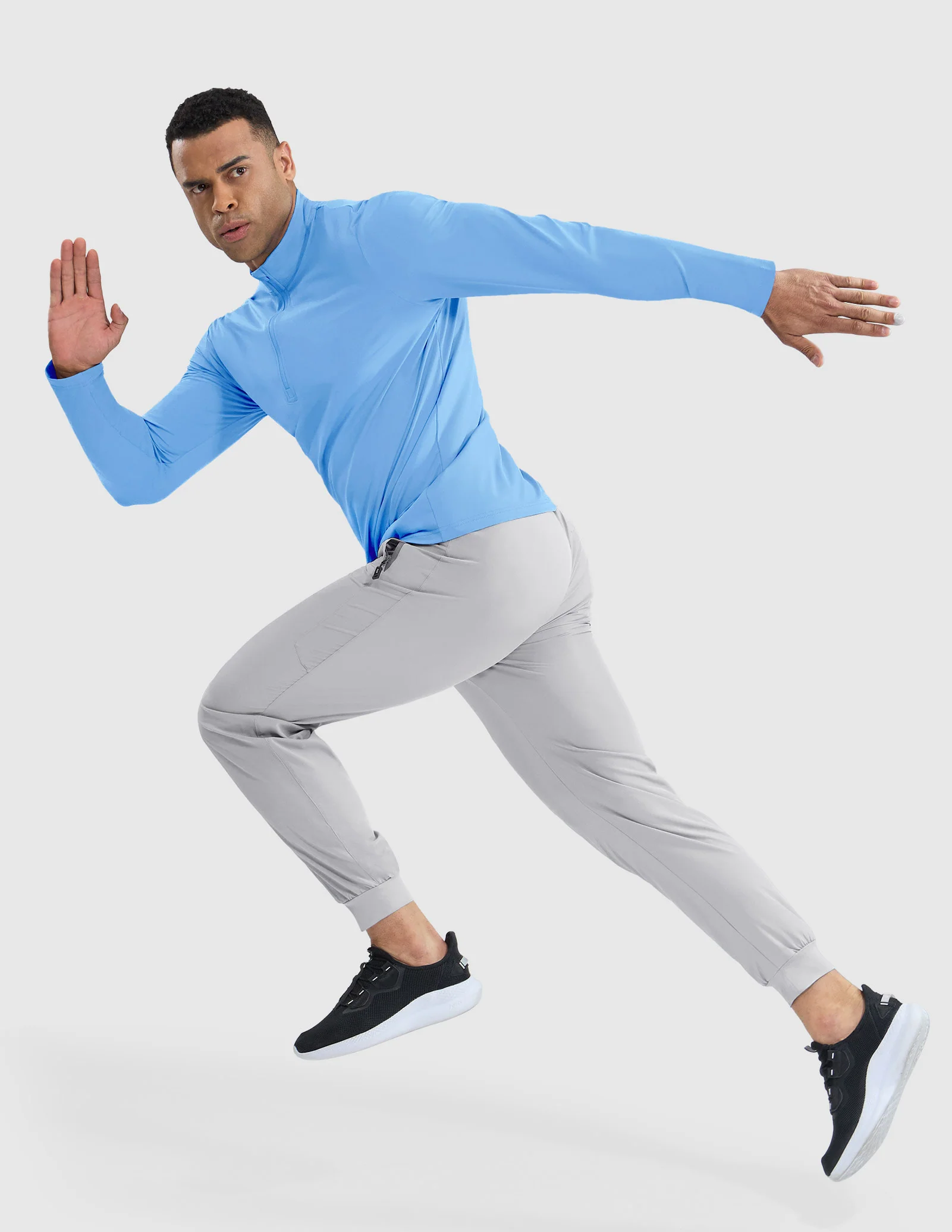 Men's Long Sleeve Base Quarter Zip - Image 73