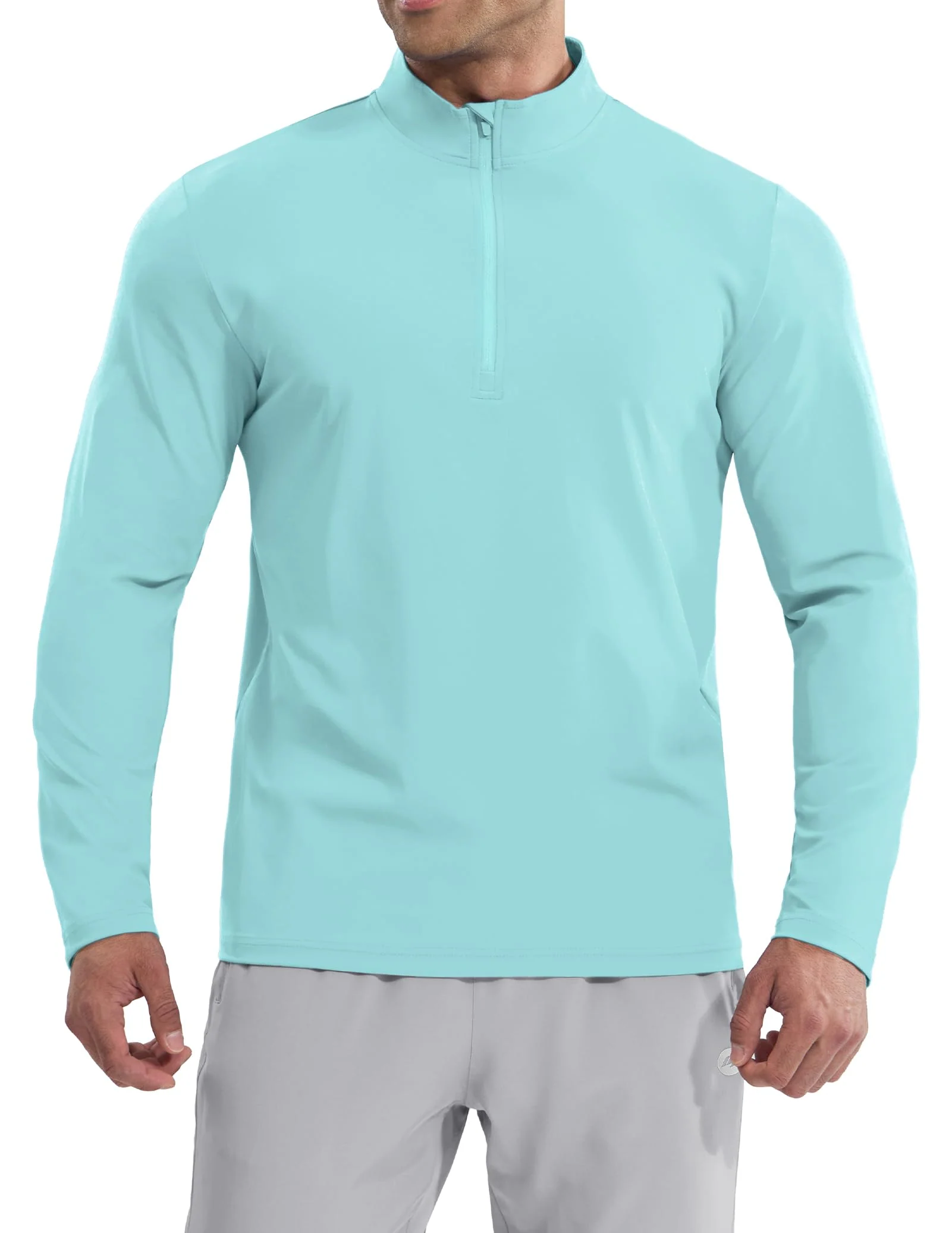 Men's Long Sleeve Base Quarter Zip - Image 8