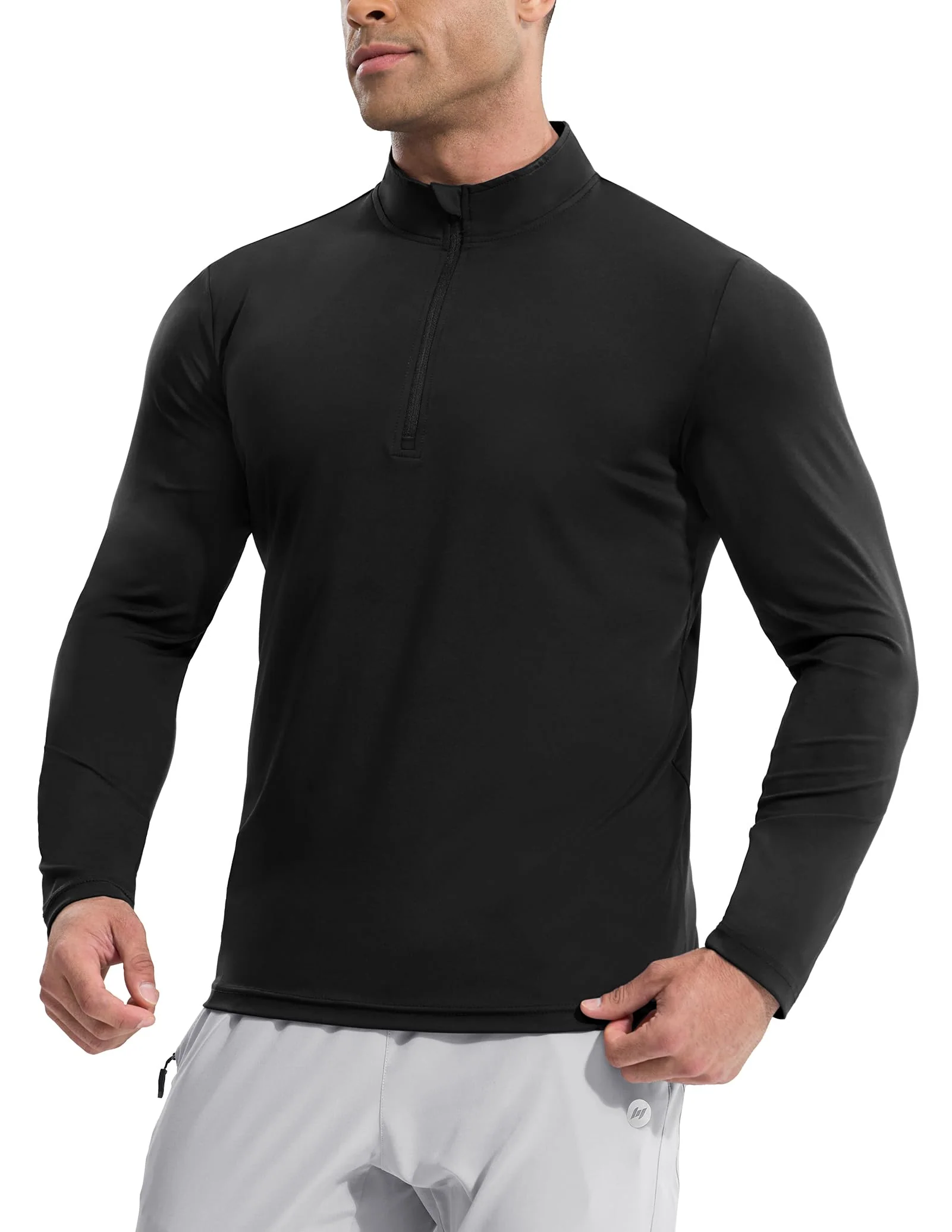 Men's Long Sleeve Base Quarter Zip - Image 9