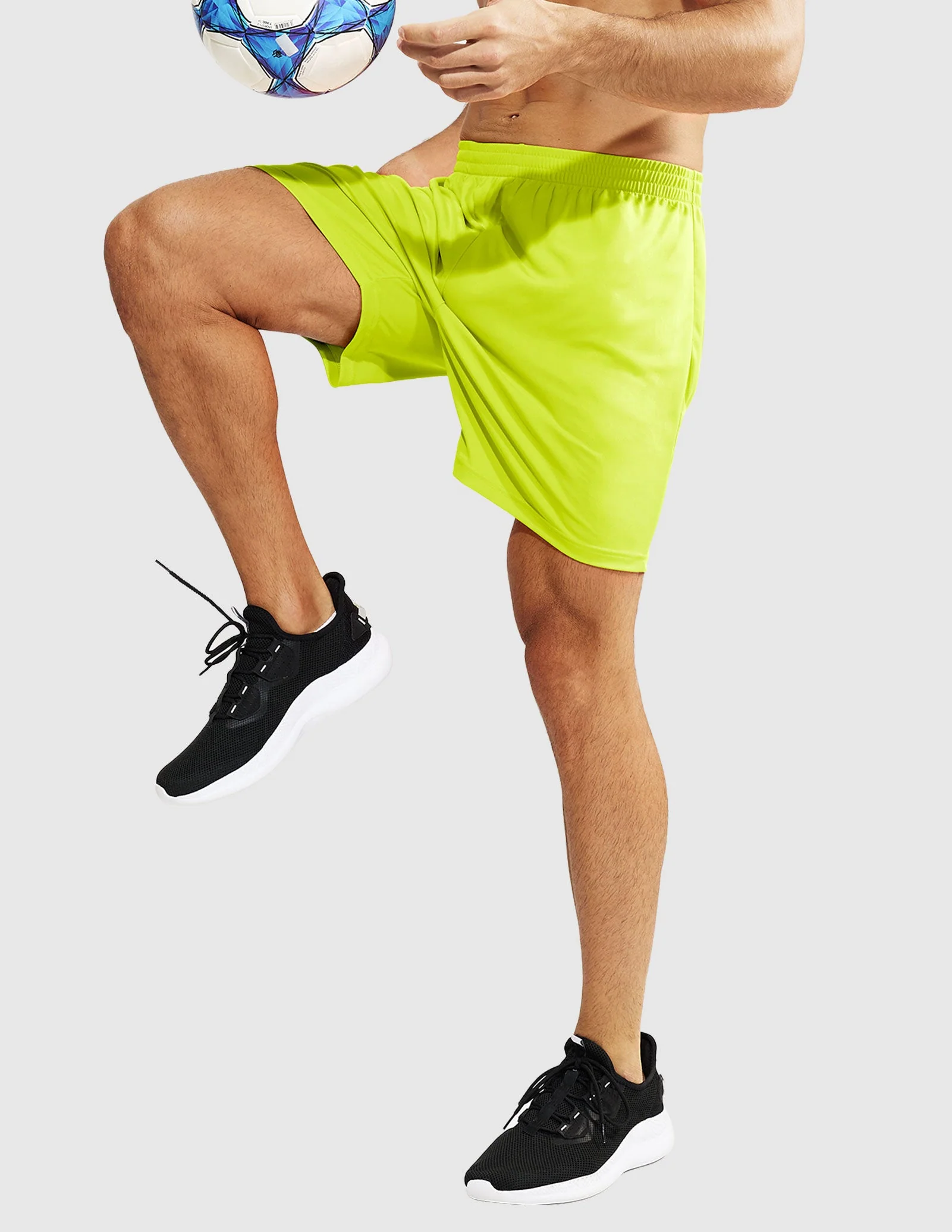 Men's Quick-Dry Athletic Running Shorts without Pockets - Image 100