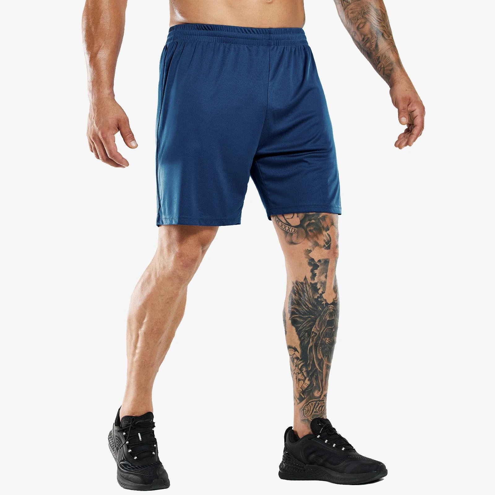 Men's Quick-Dry Athletic Running Shorts without Pockets - Image 12