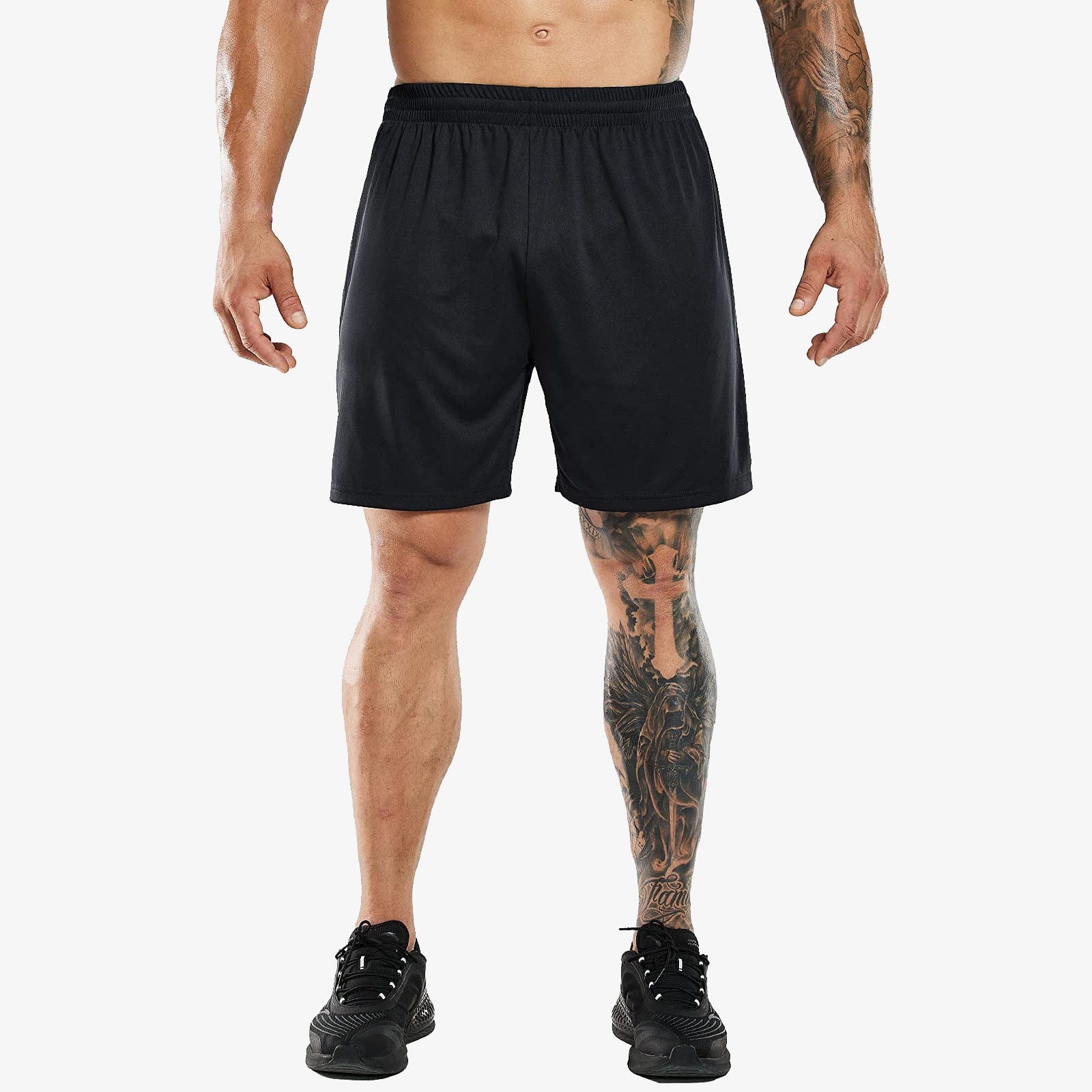 Men's Quick-Dry Athletic Running Shorts without Pockets - Image 2