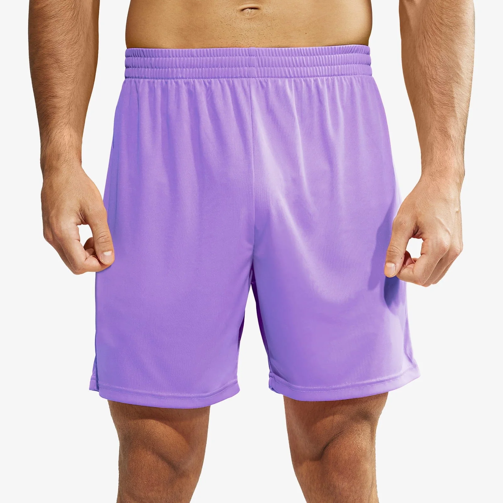 Men's Quick-Dry Athletic Running Shorts without Pockets - Image 21