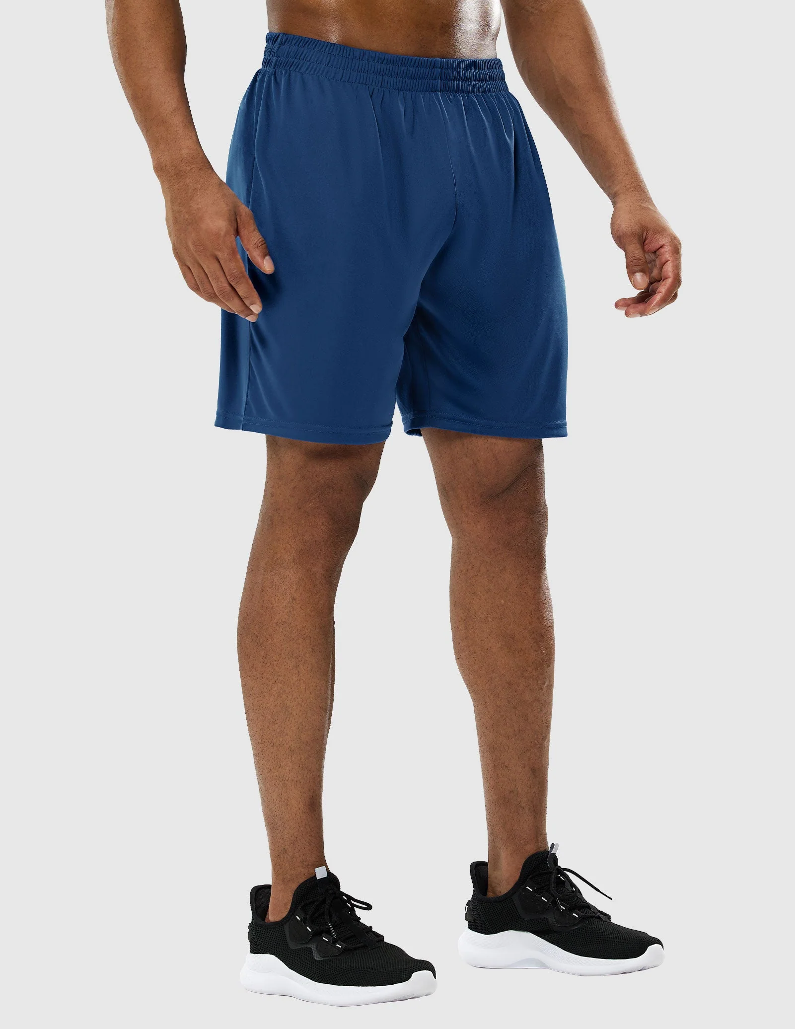 Men's Quick-Dry Athletic Running Shorts without Pockets - Image 26
