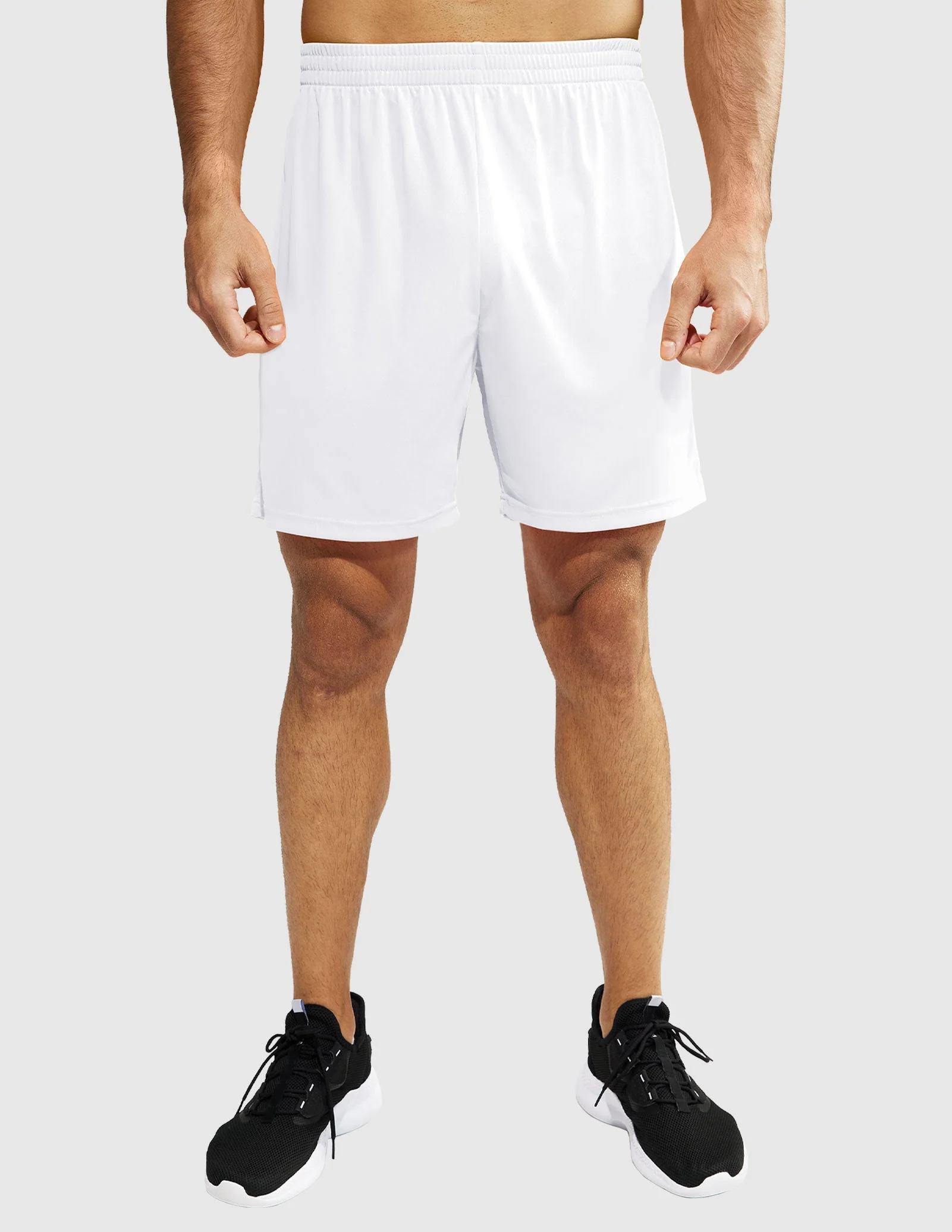Men's Quick-Dry Athletic Running Shorts without Pockets - Image 31