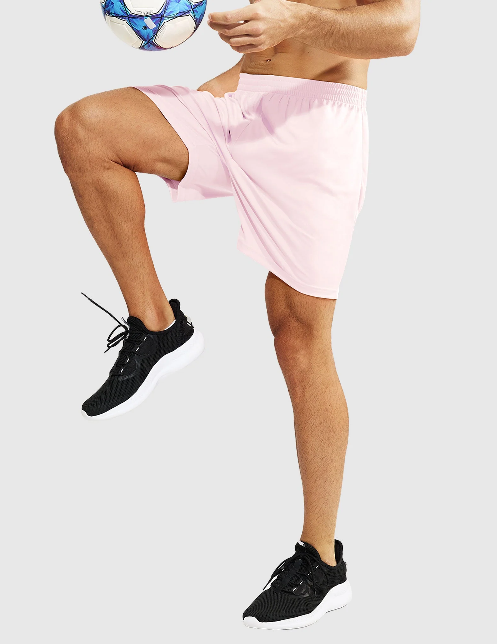 Men's Quick-Dry Athletic Running Shorts without Pockets - Image 34