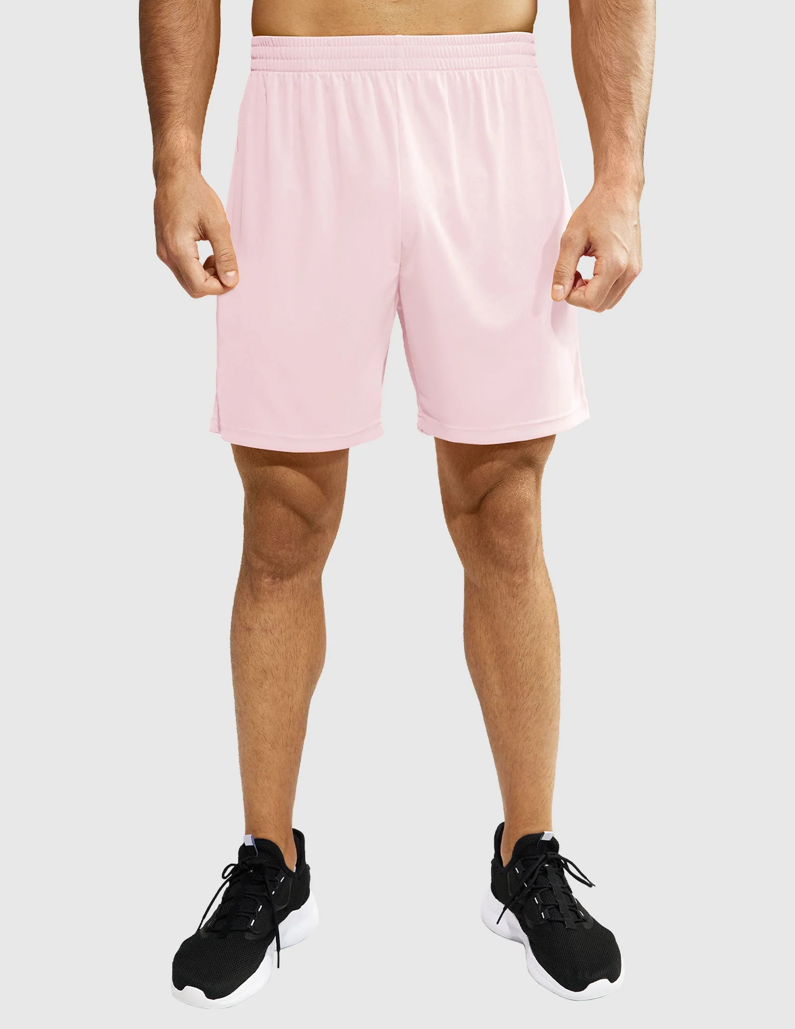 Men's Quick-Dry Athletic Running Shorts without Pockets - Image 37