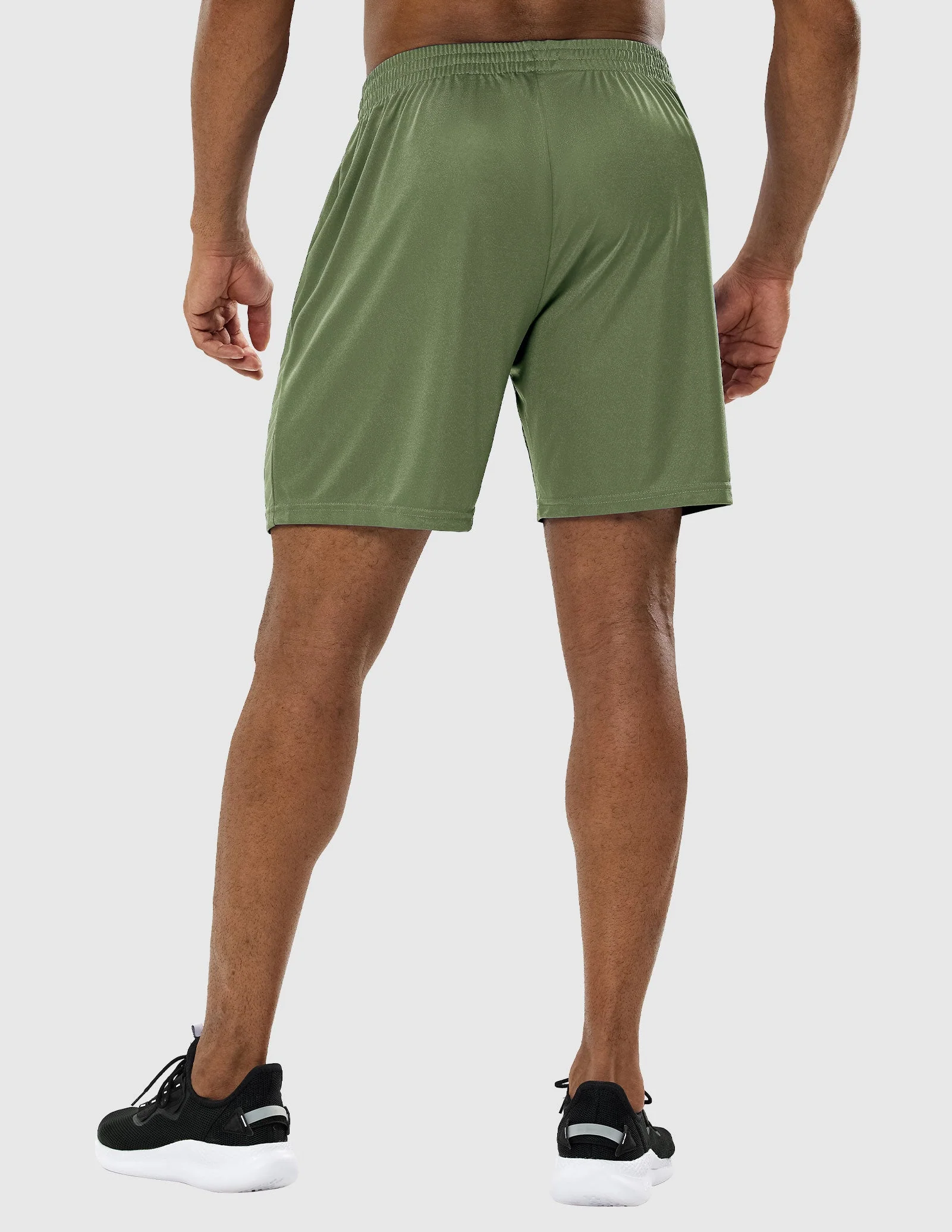 Men's Quick-Dry Athletic Running Shorts without Pockets - Image 39