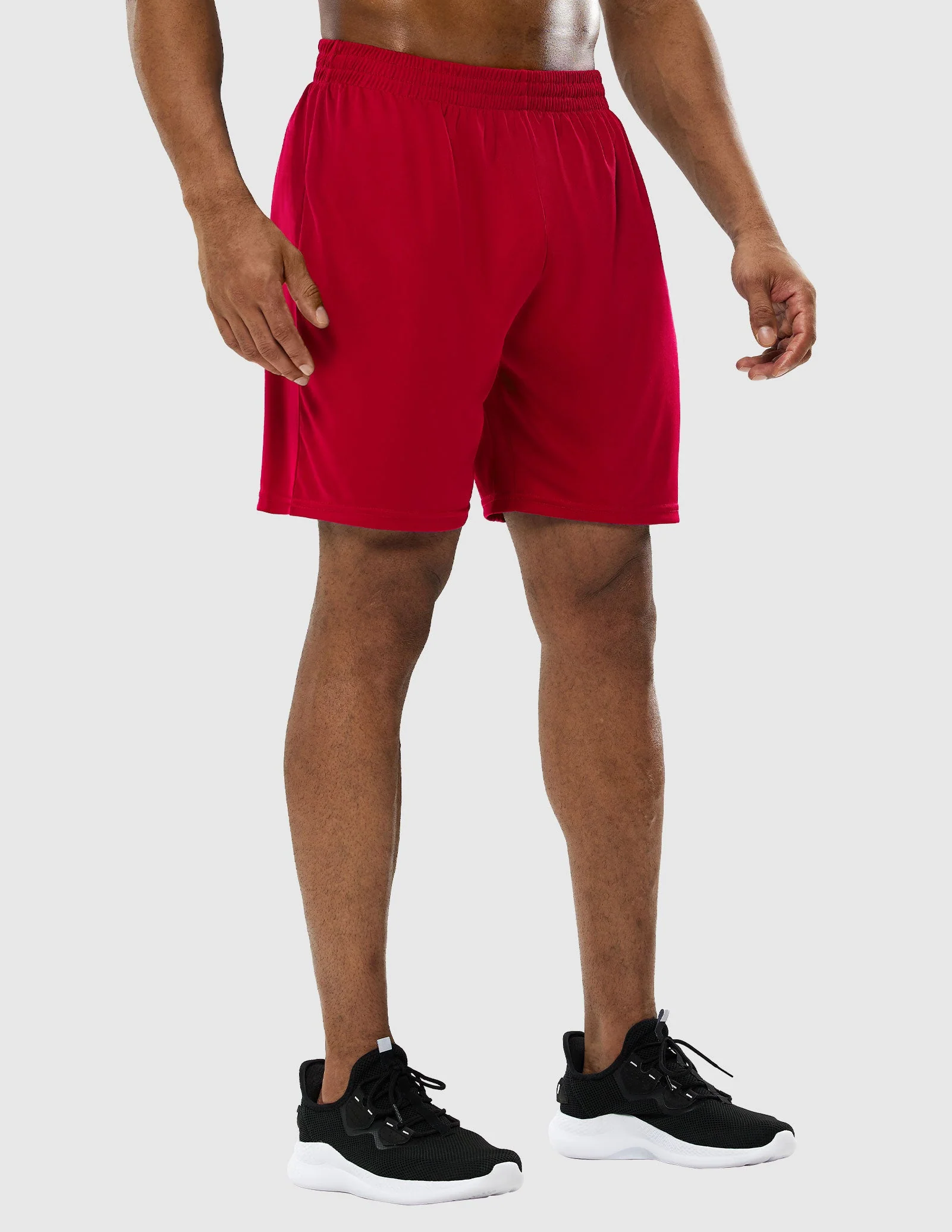 Men's Quick-Dry Athletic Running Shorts without Pockets - Image 55