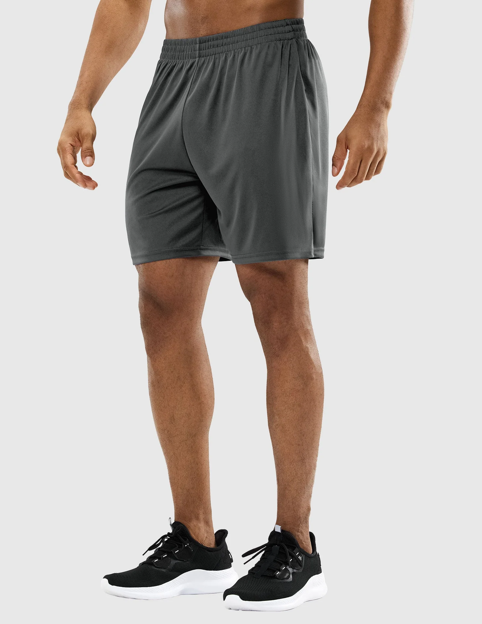 Men's Quick-Dry Athletic Running Shorts without Pockets - Image 61