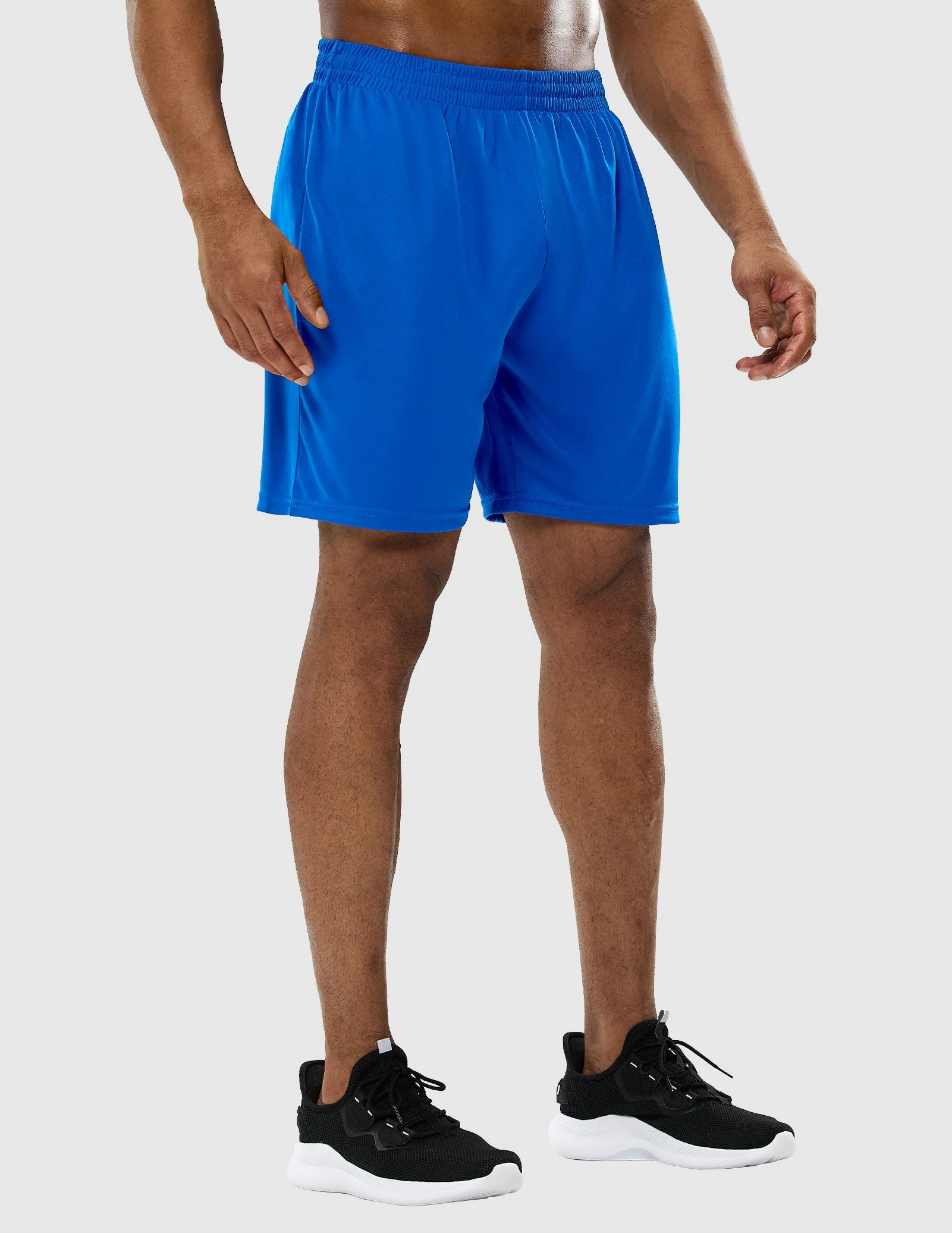 Men's Quick-Dry Athletic Running Shorts without Pockets - Image 68