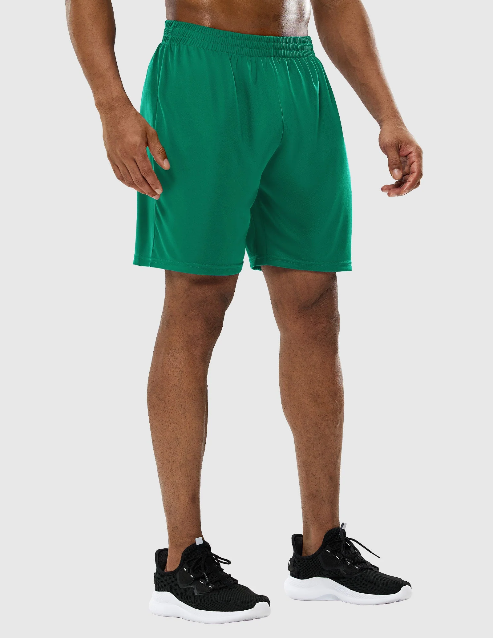 Men's Quick-Dry Athletic Running Shorts without Pockets - Image 74