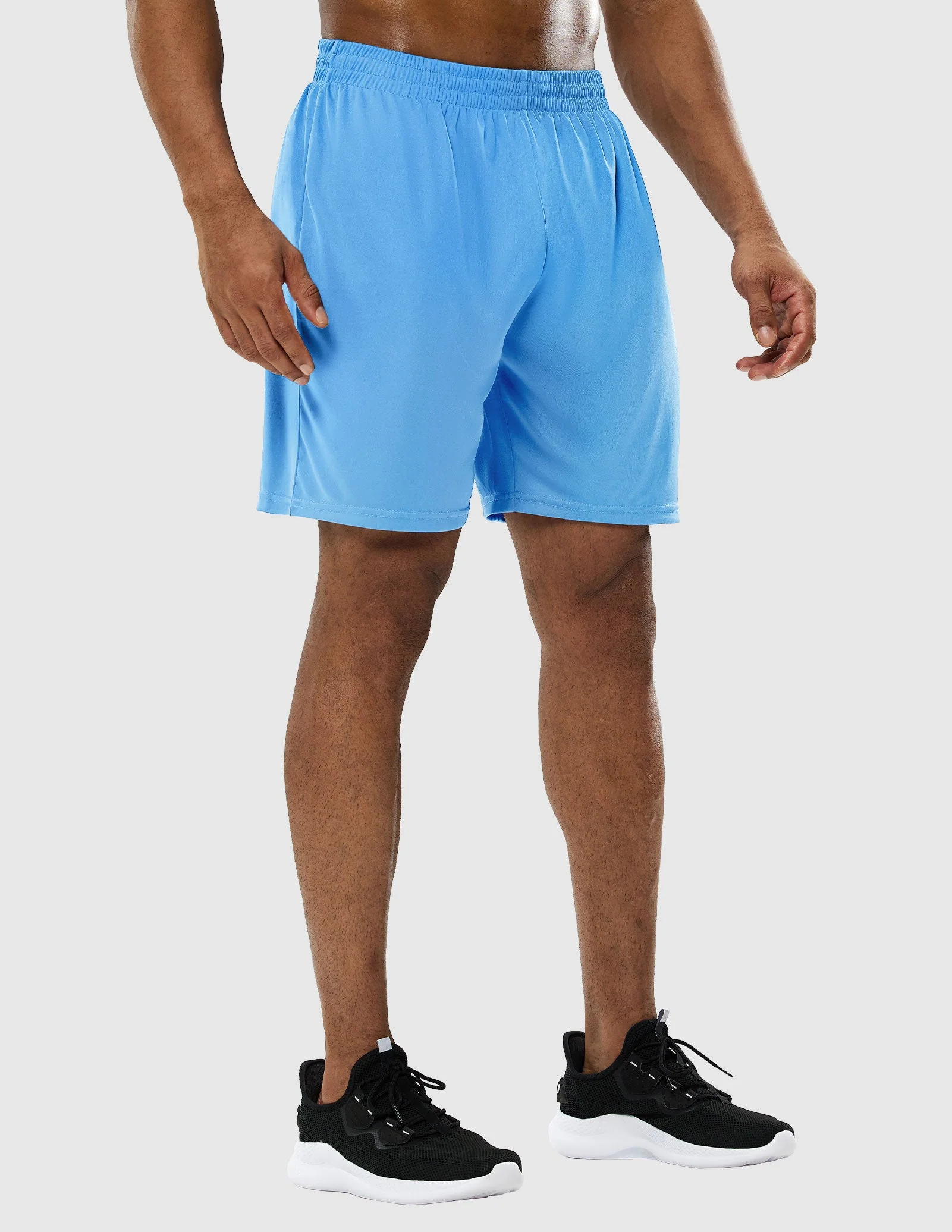Men's Quick-Dry Athletic Running Shorts without Pockets - Image 91