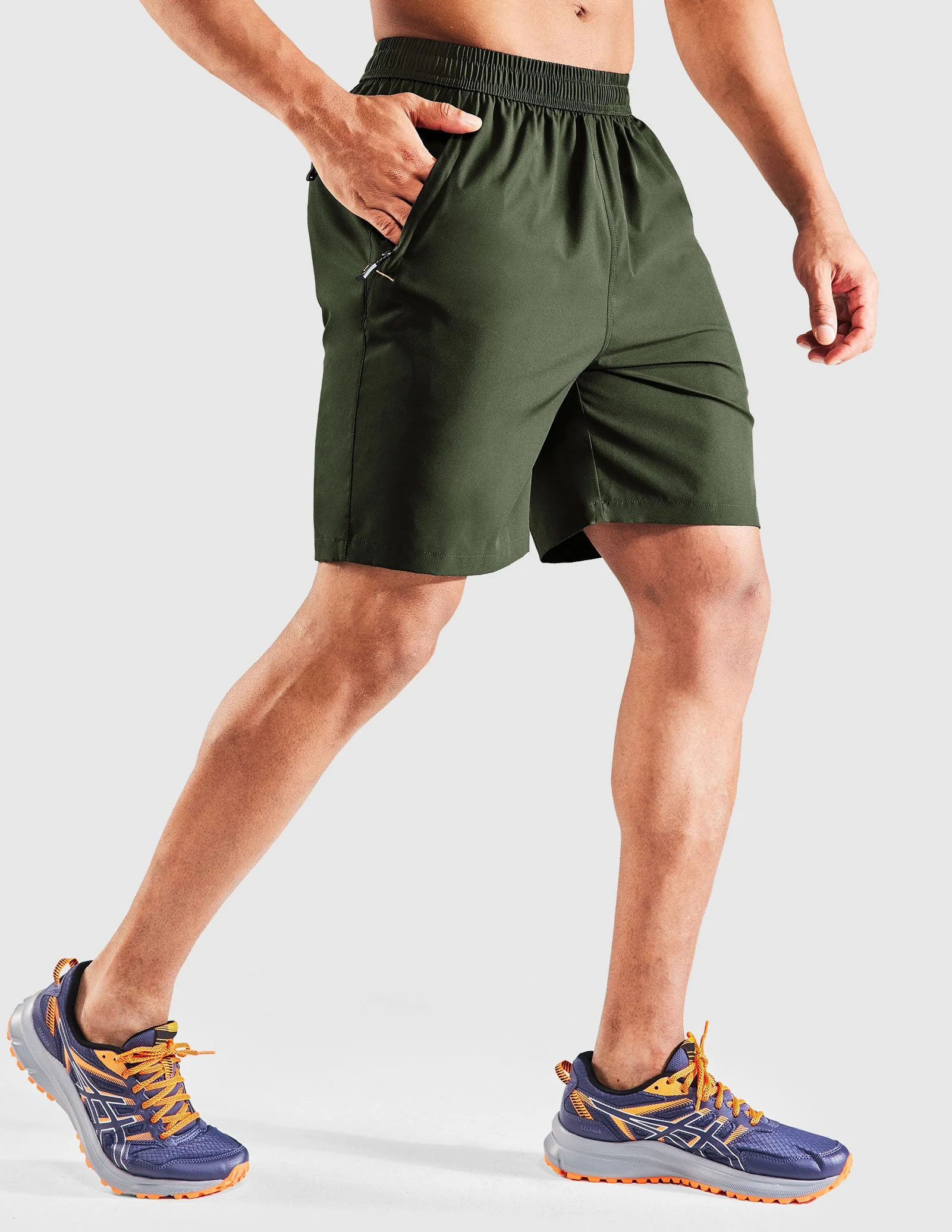 Men's SprintDry™ Running Shorts W/Zip Pockets 7" - Image 3