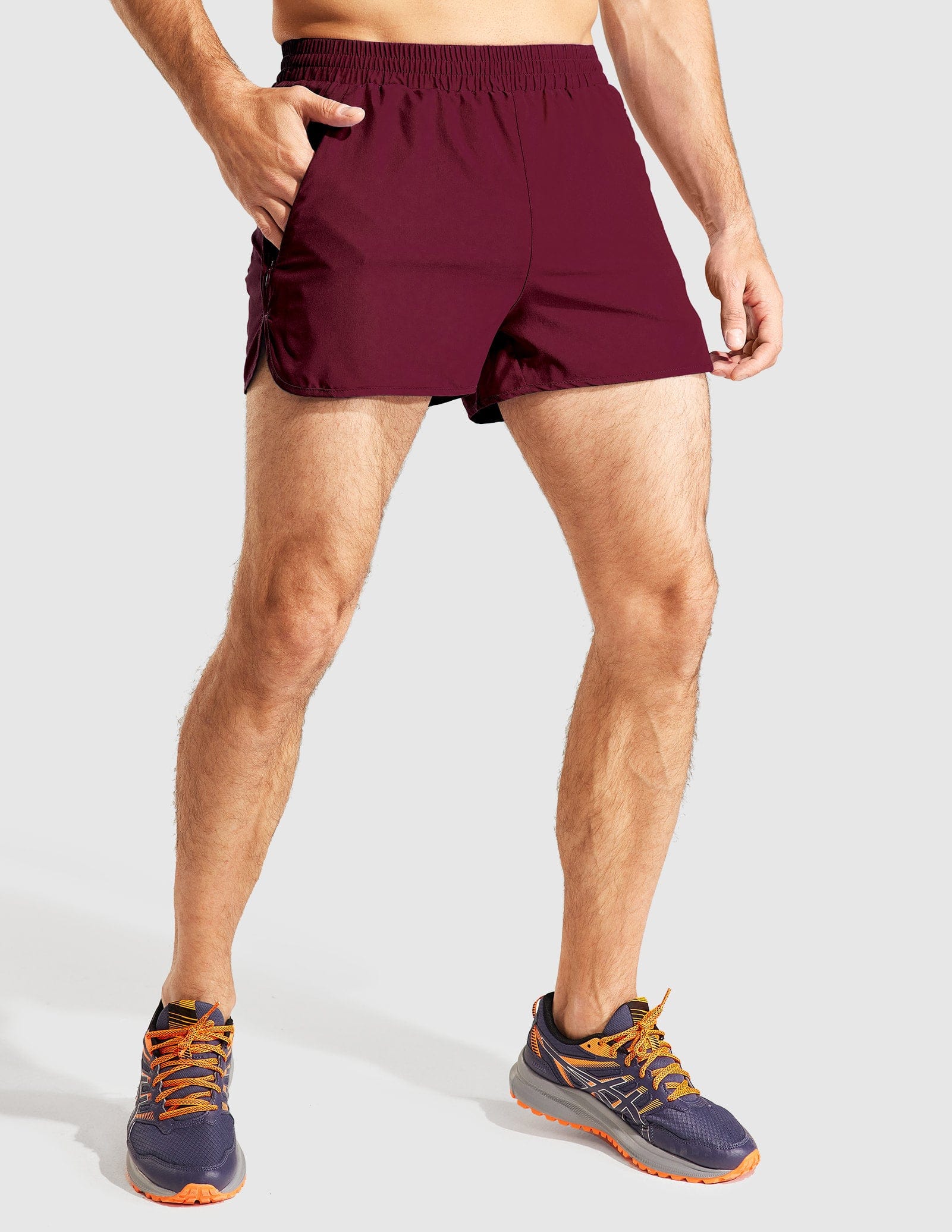 Men's PaceLite Split Running Shorts W/Brief 3" - Image 11