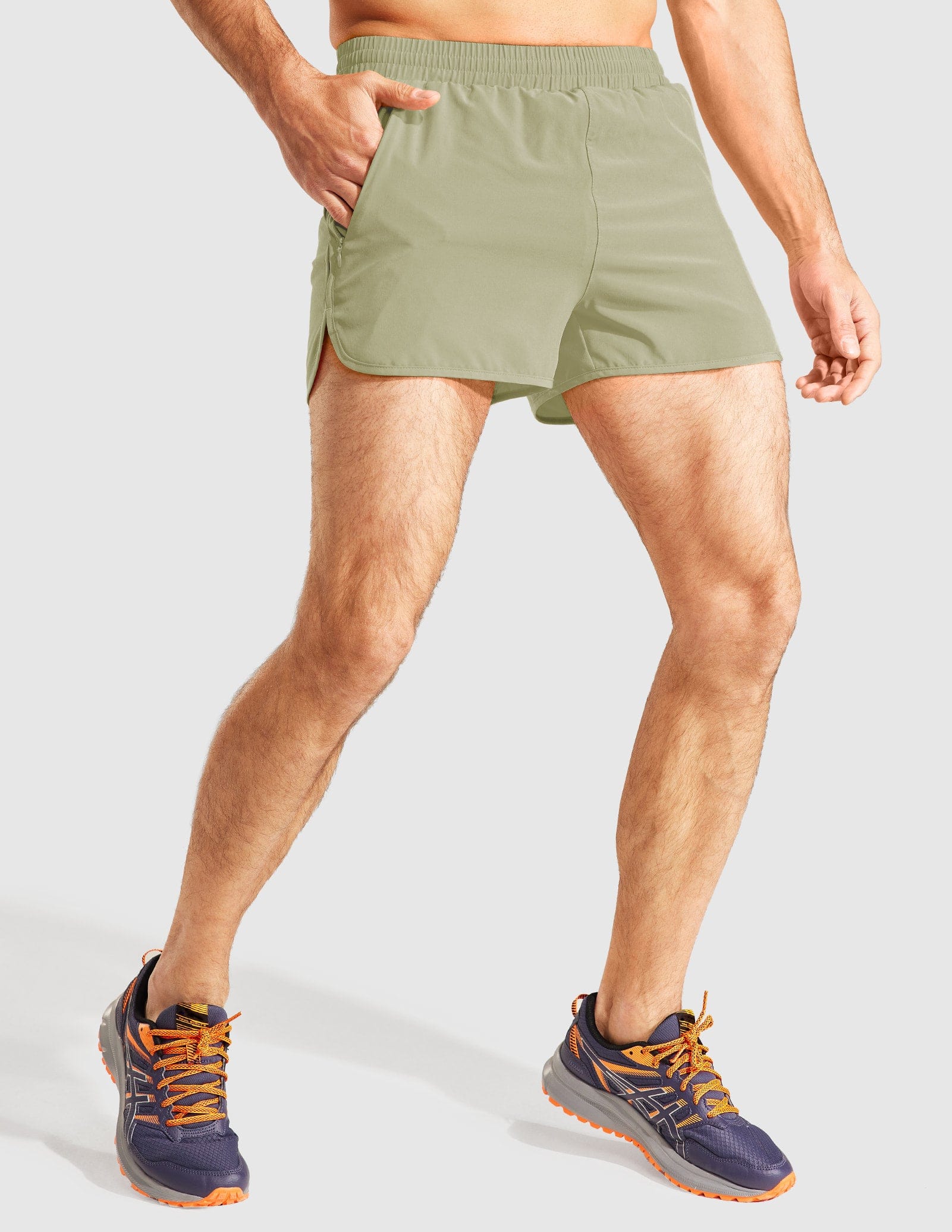 Men's PaceLite Split Running Shorts W/Brief 3" - Image 5