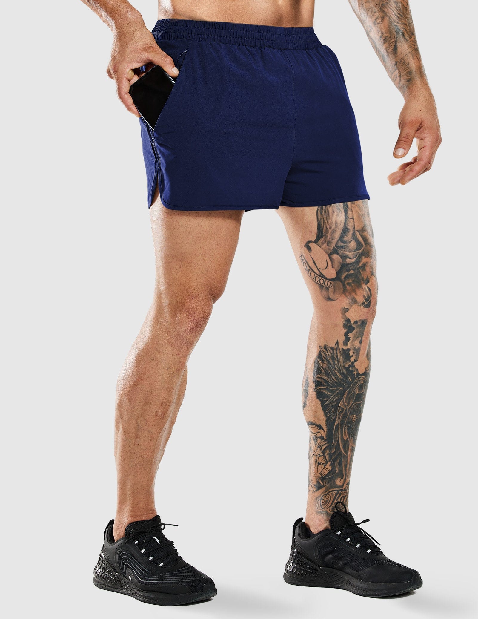 Men's PaceLite Split Running Shorts W/Brief 3" - Image 92
