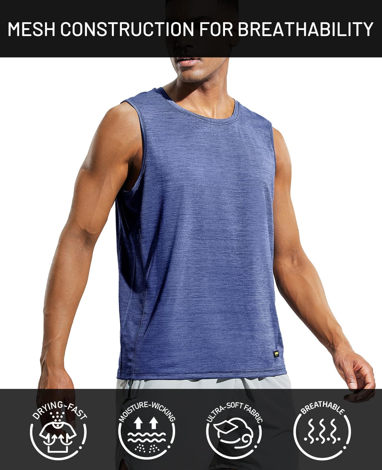 Men's Sleeveless Tee Shirt - Image 8