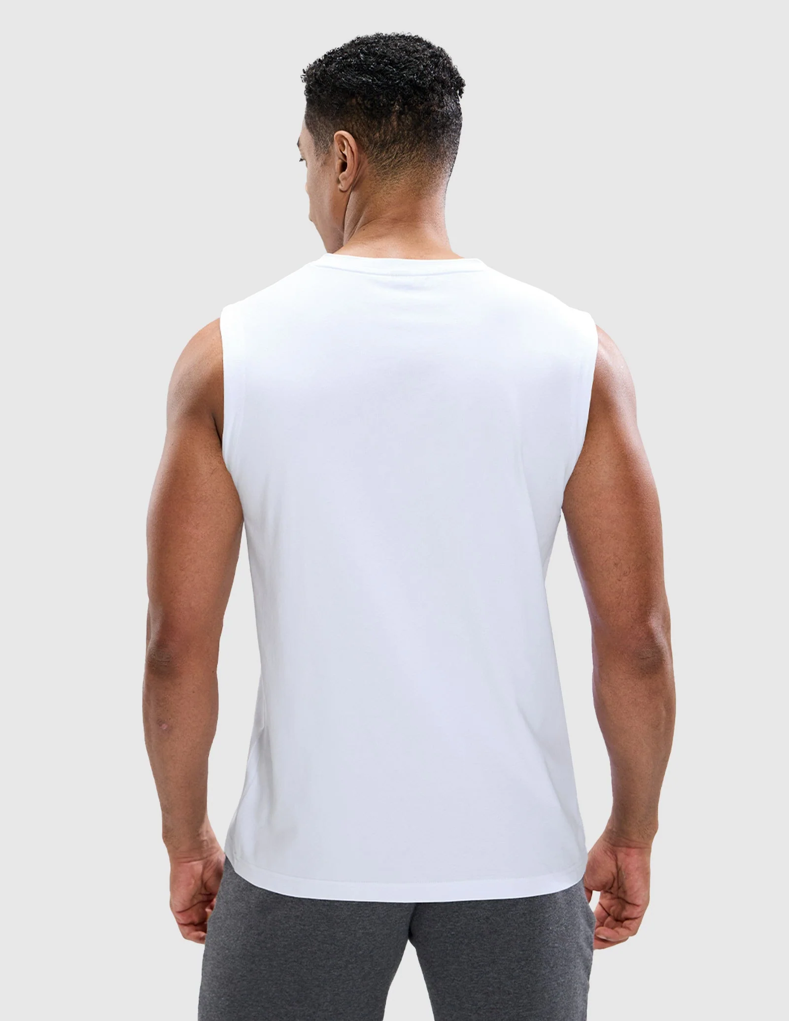 Men's Cotton Sleeveless Muscle Shirts - Image 11