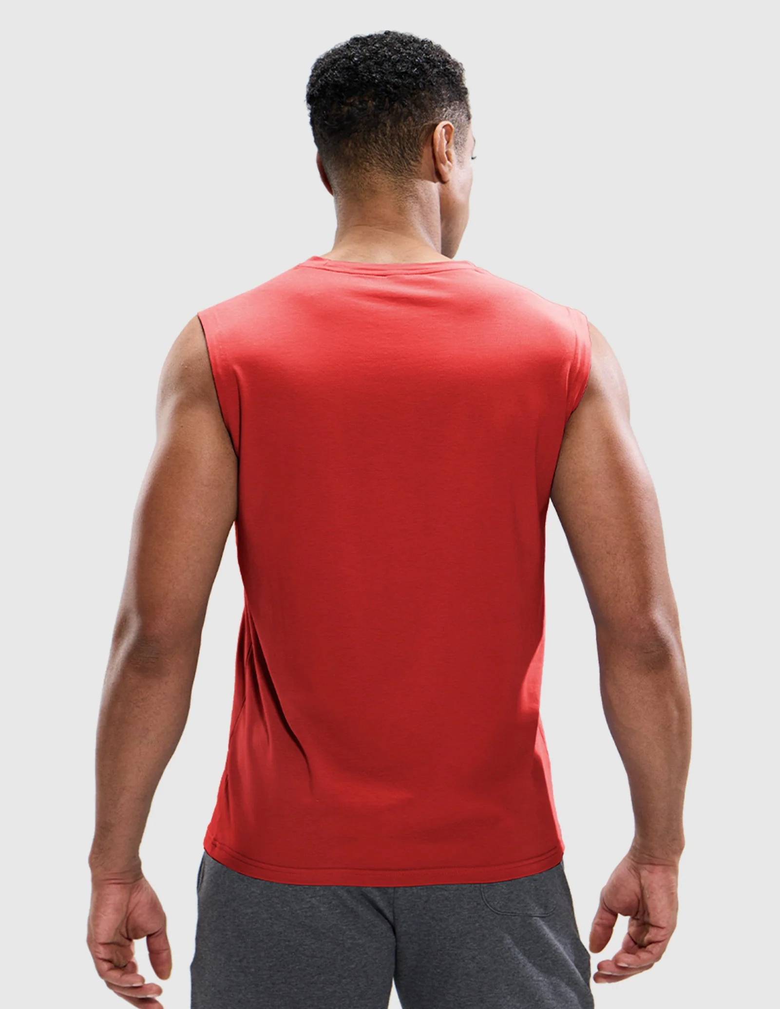 Men's Cotton Sleeveless Muscle Shirts - Image 29