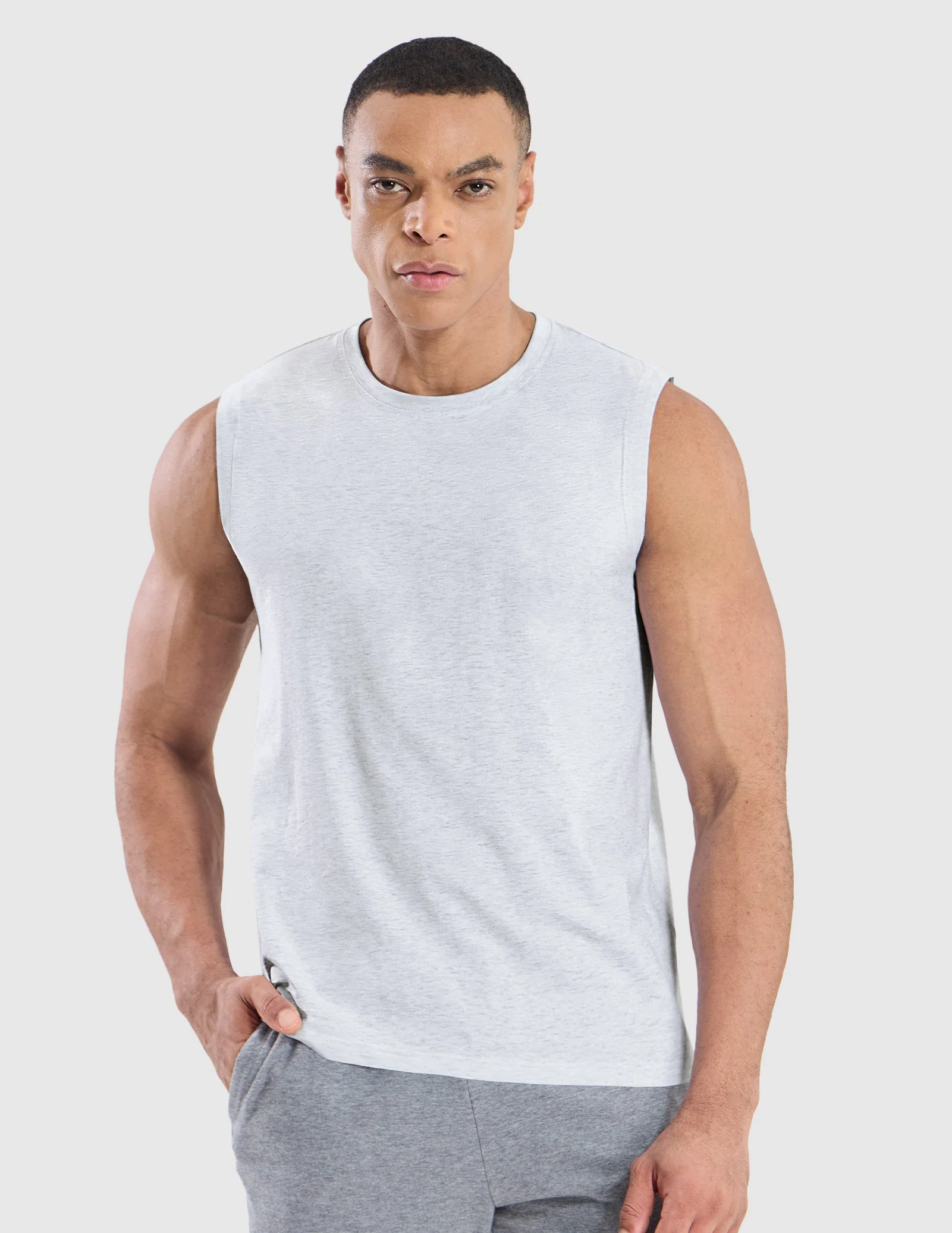 Men's Cotton Sleeveless Muscle Shirts - Image 3