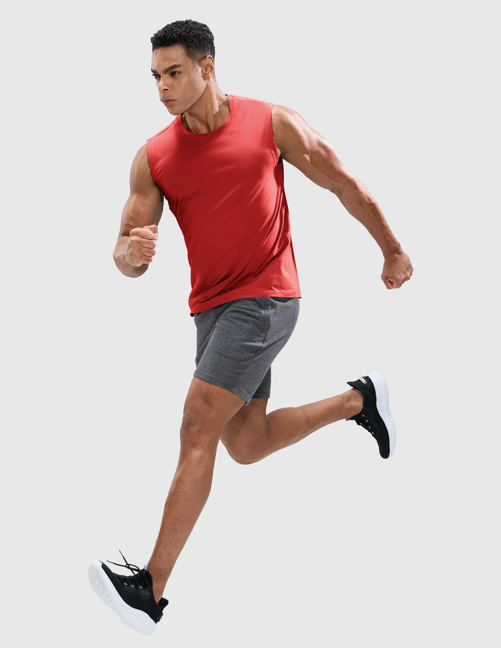 Men's Cotton Sleeveless Muscle Shirts - Image 30