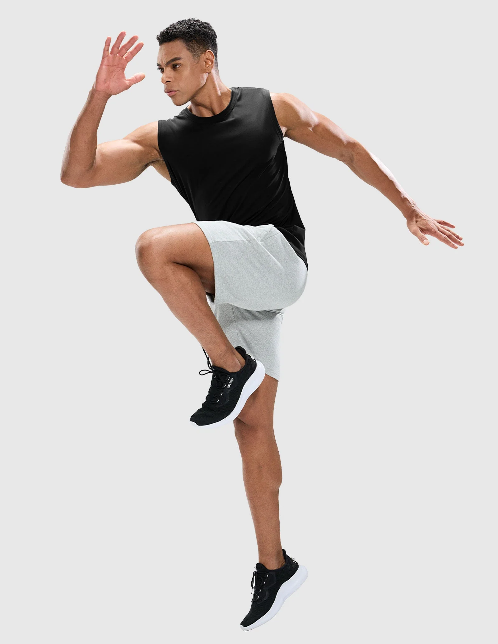Men's Cotton Sleeveless Muscle Shirts - Image 35