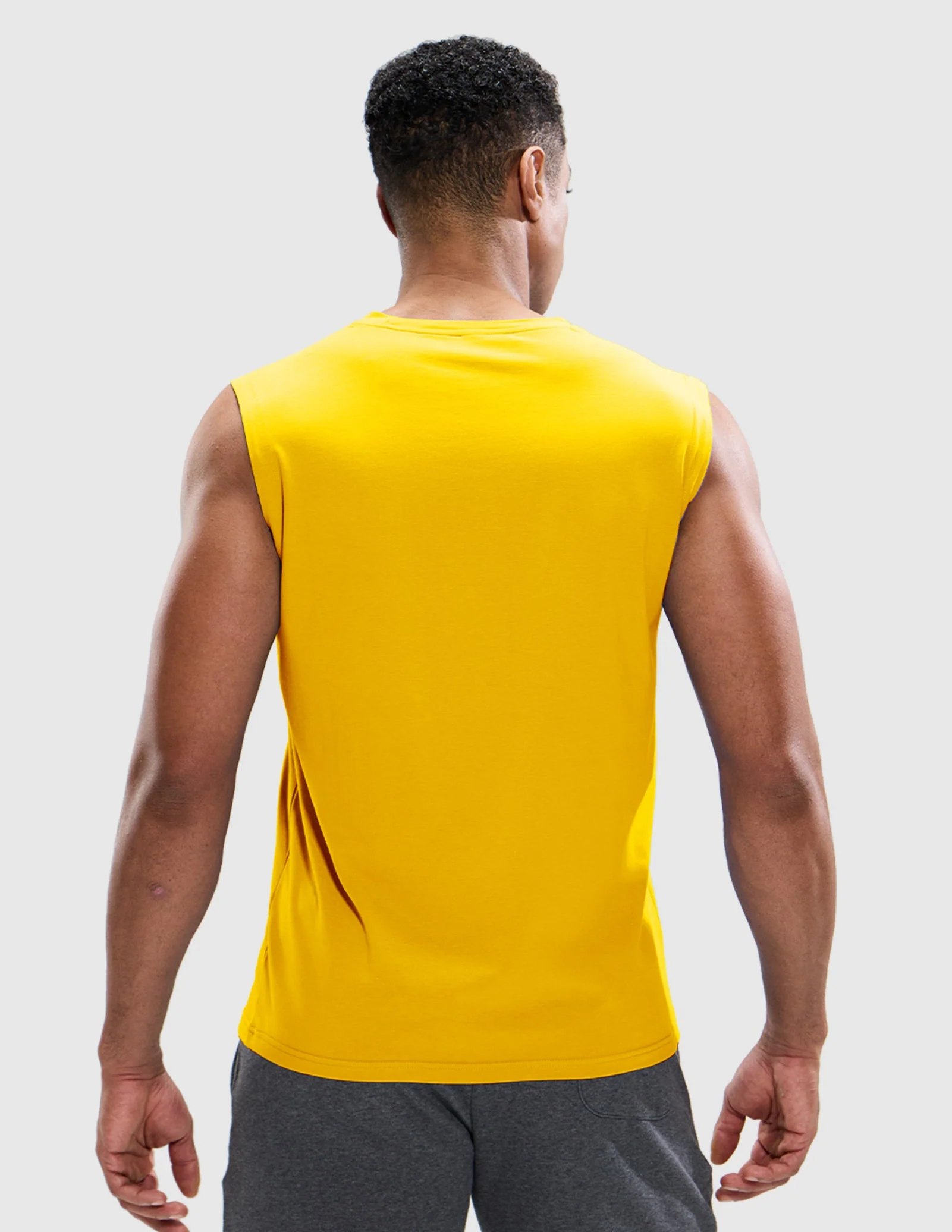 Men's Cotton Sleeveless Muscle Shirts - Image 41
