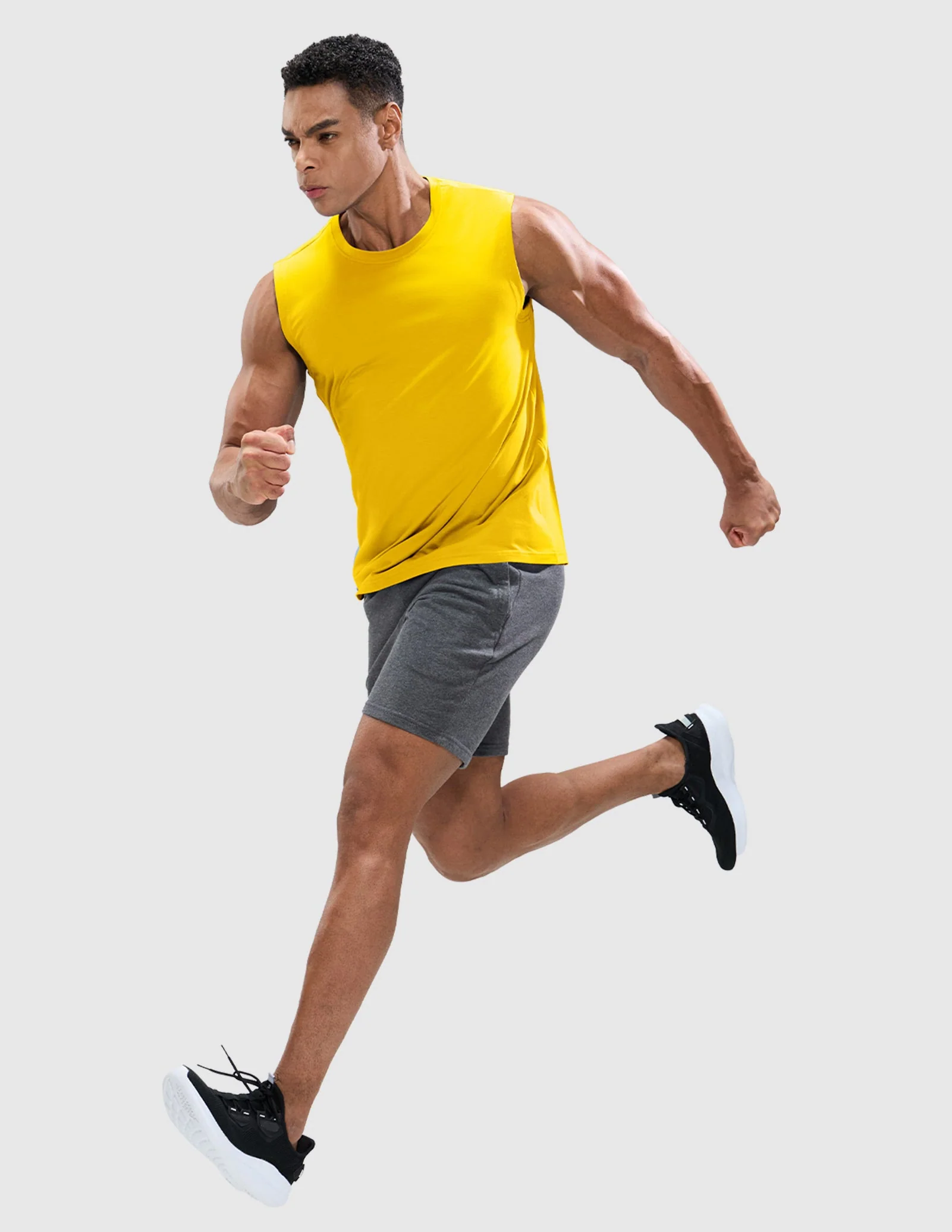 Men's Cotton Sleeveless Muscle Shirts - Image 42