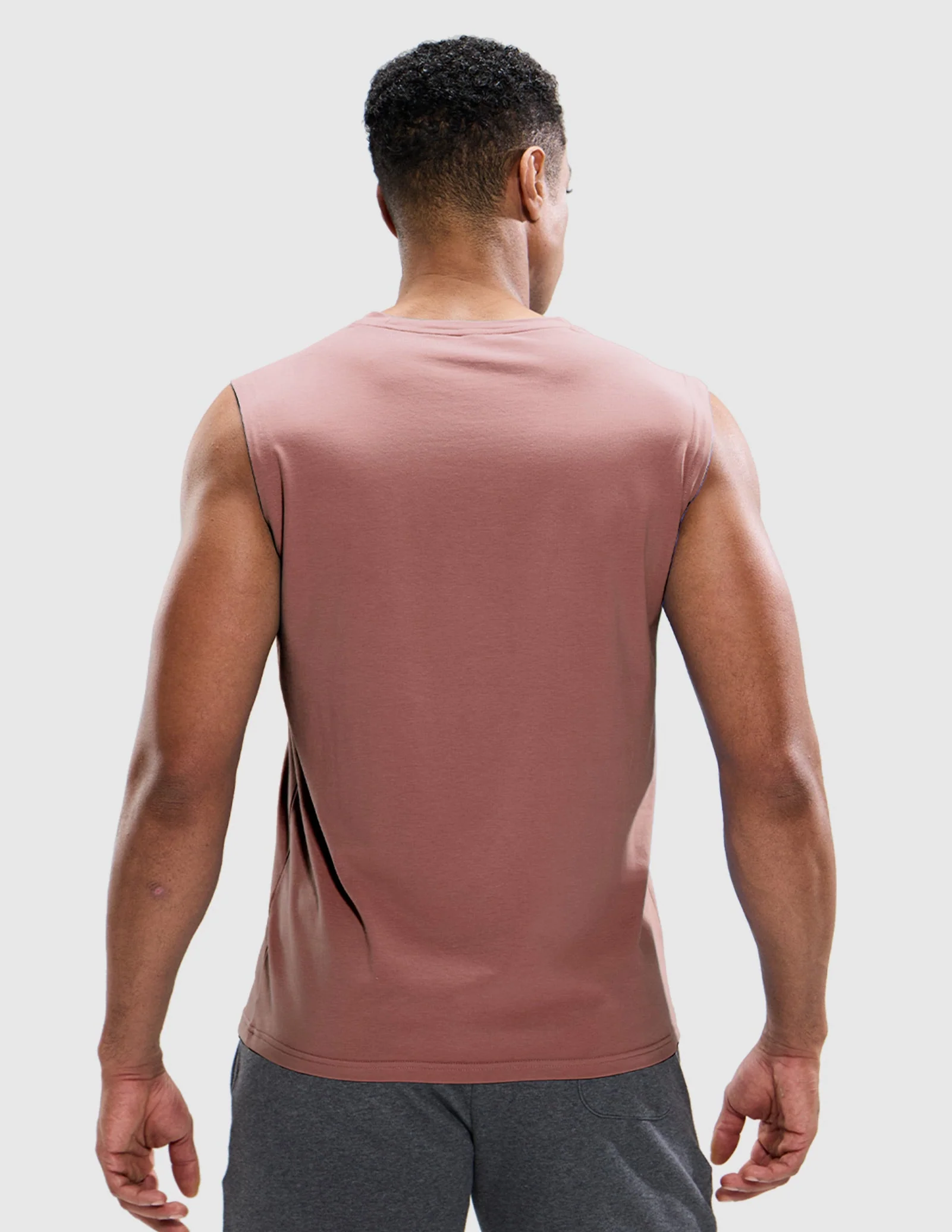 Men's Cotton Sleeveless Muscle Shirts - Image 46