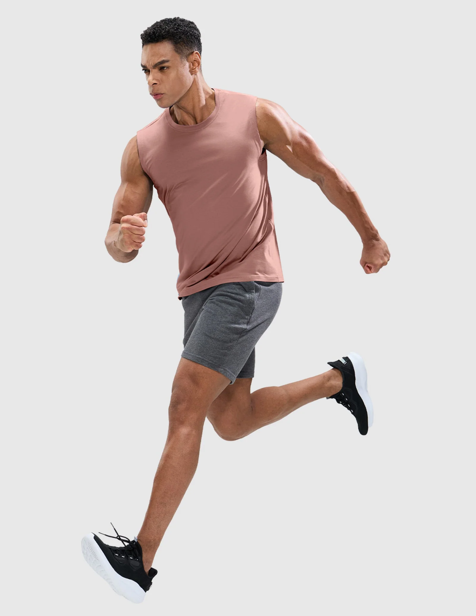 Men's Cotton Sleeveless Muscle Shirts - Image 47