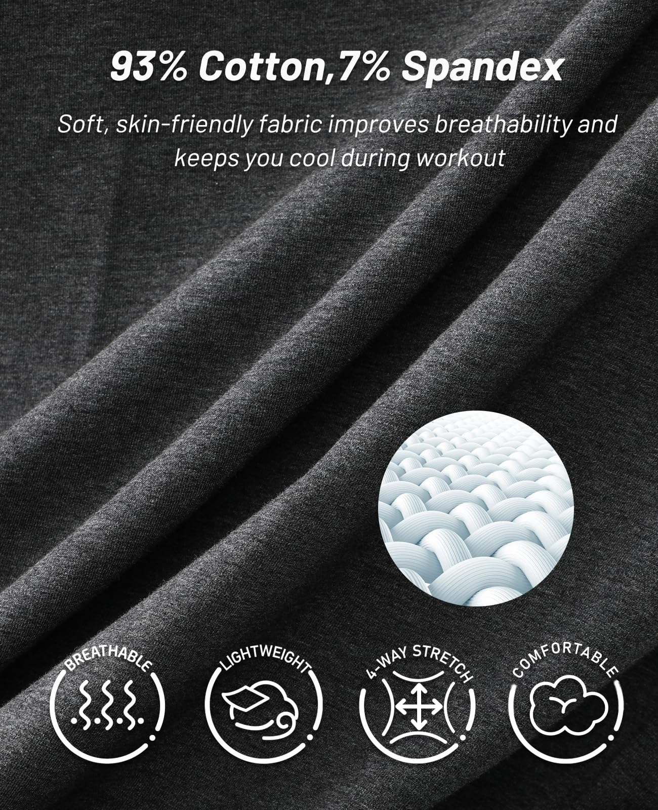 Men's Cotton Sleeveless Muscle Shirts - Image 5