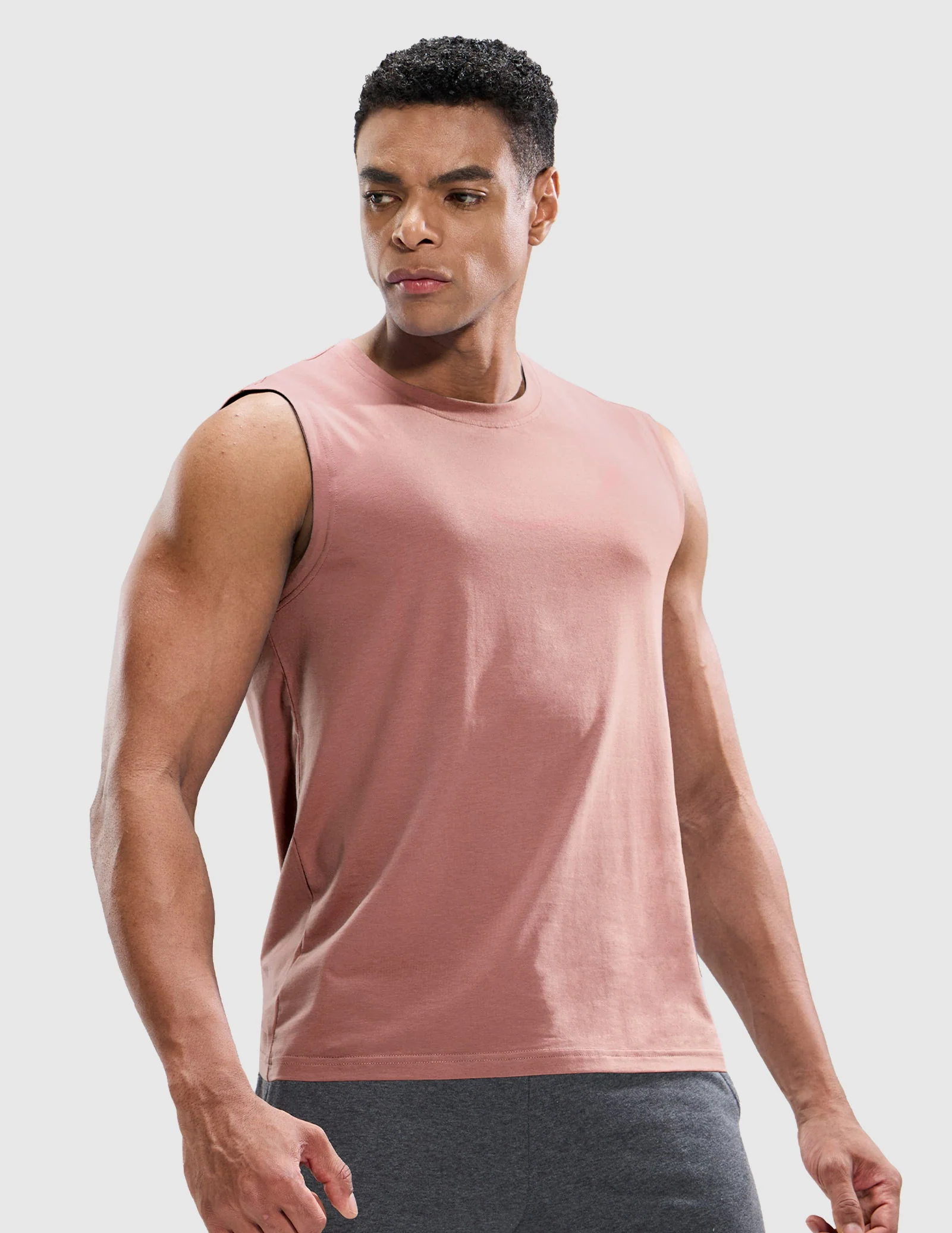 Men's Cotton Sleeveless Muscle Shirts - Image 50