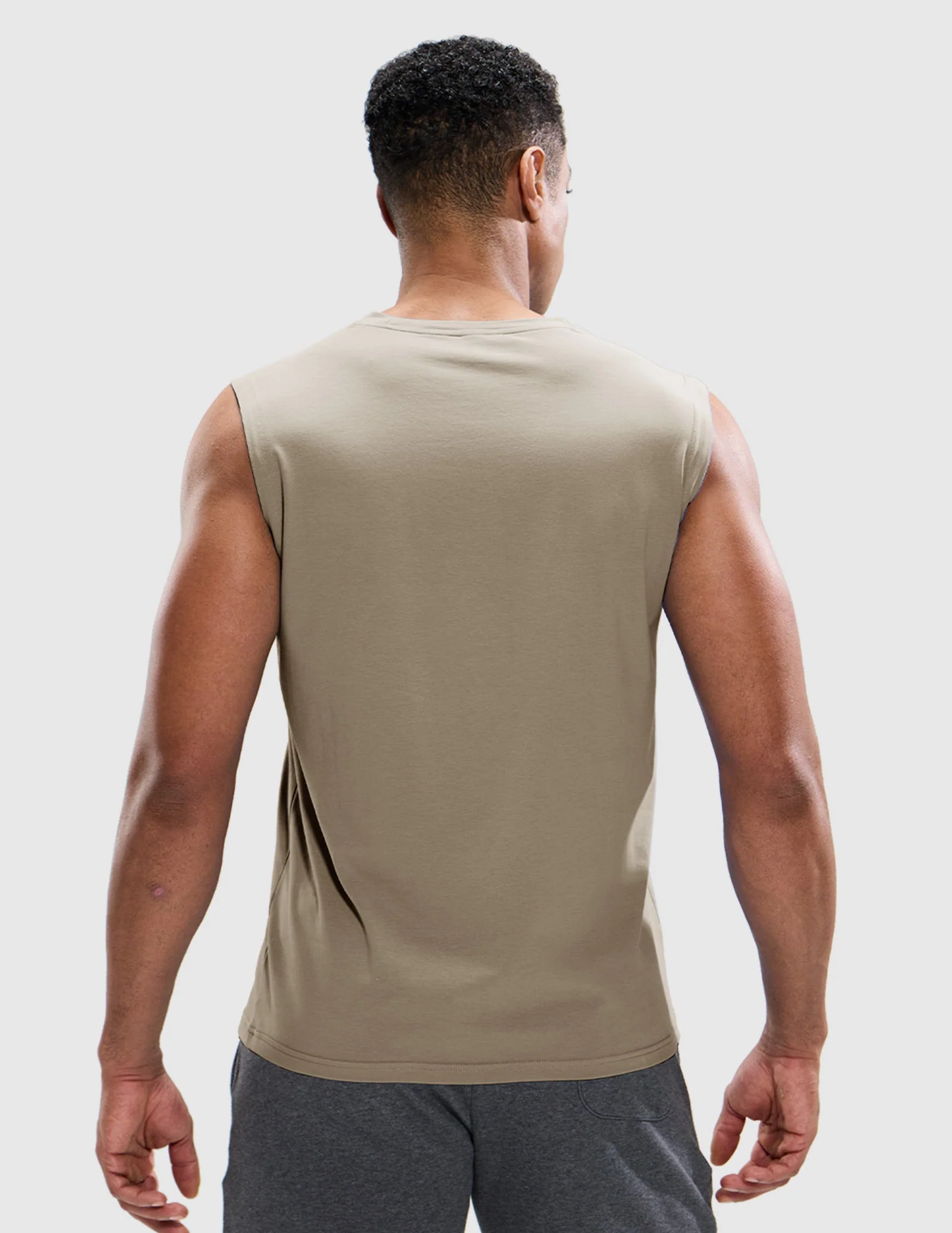 Men's Cotton Sleeveless Muscle Shirts - Image 58