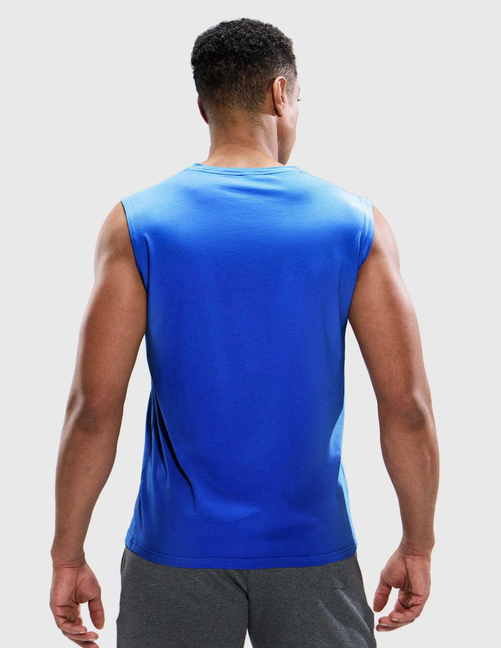 Men's Cotton Sleeveless Muscle Shirts - Image 69