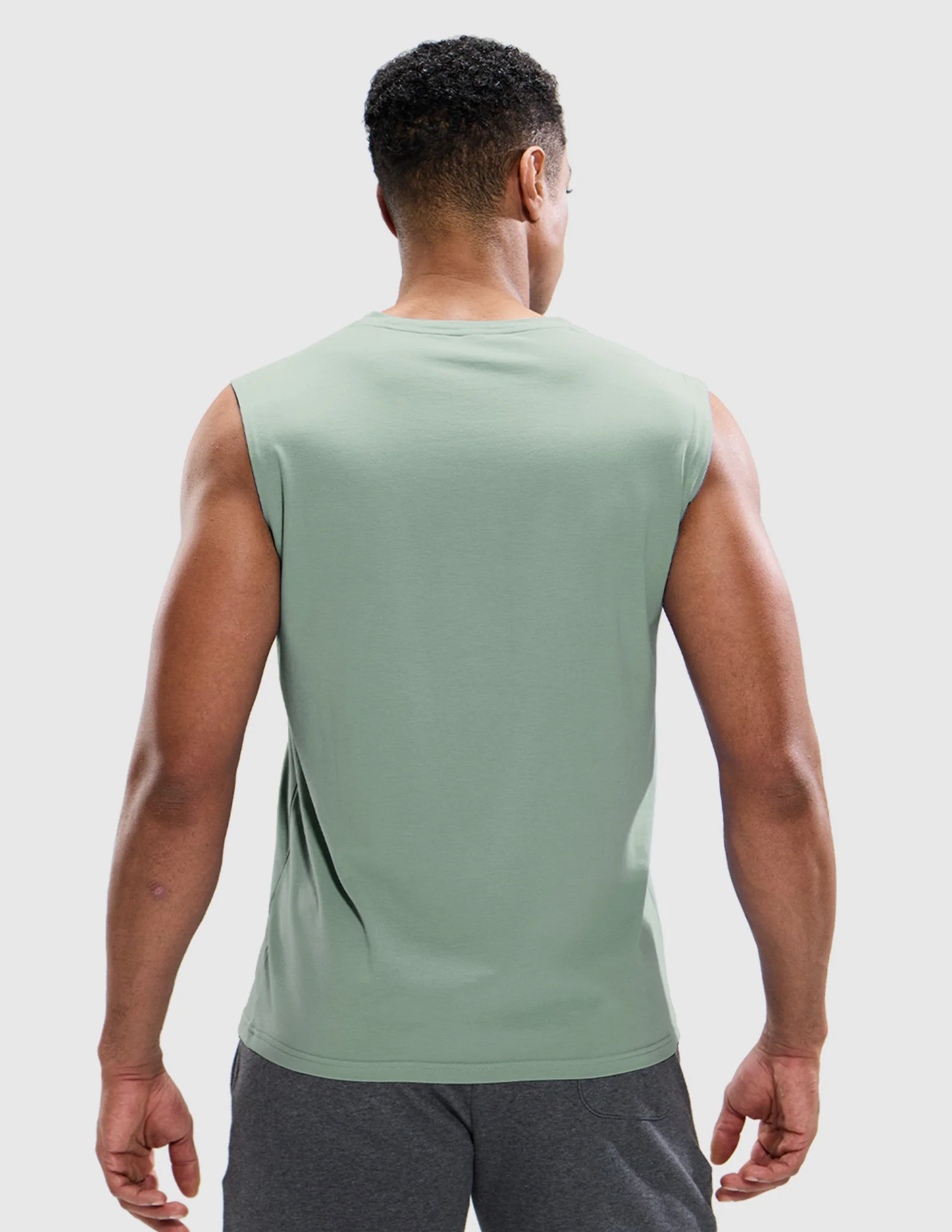 Men's Cotton Sleeveless Muscle Shirts - Image 95