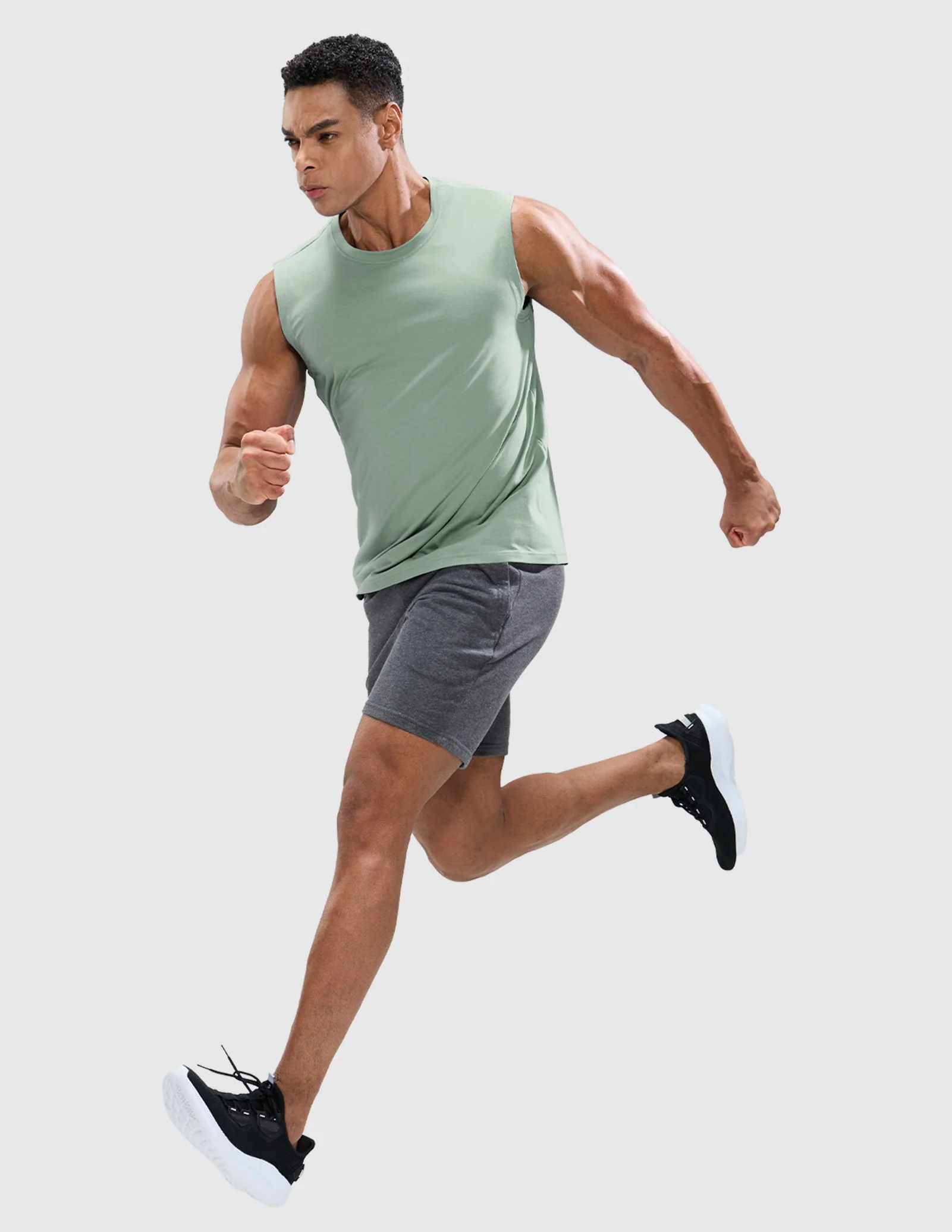 Men's Cotton Sleeveless Muscle Shirts - Image 96